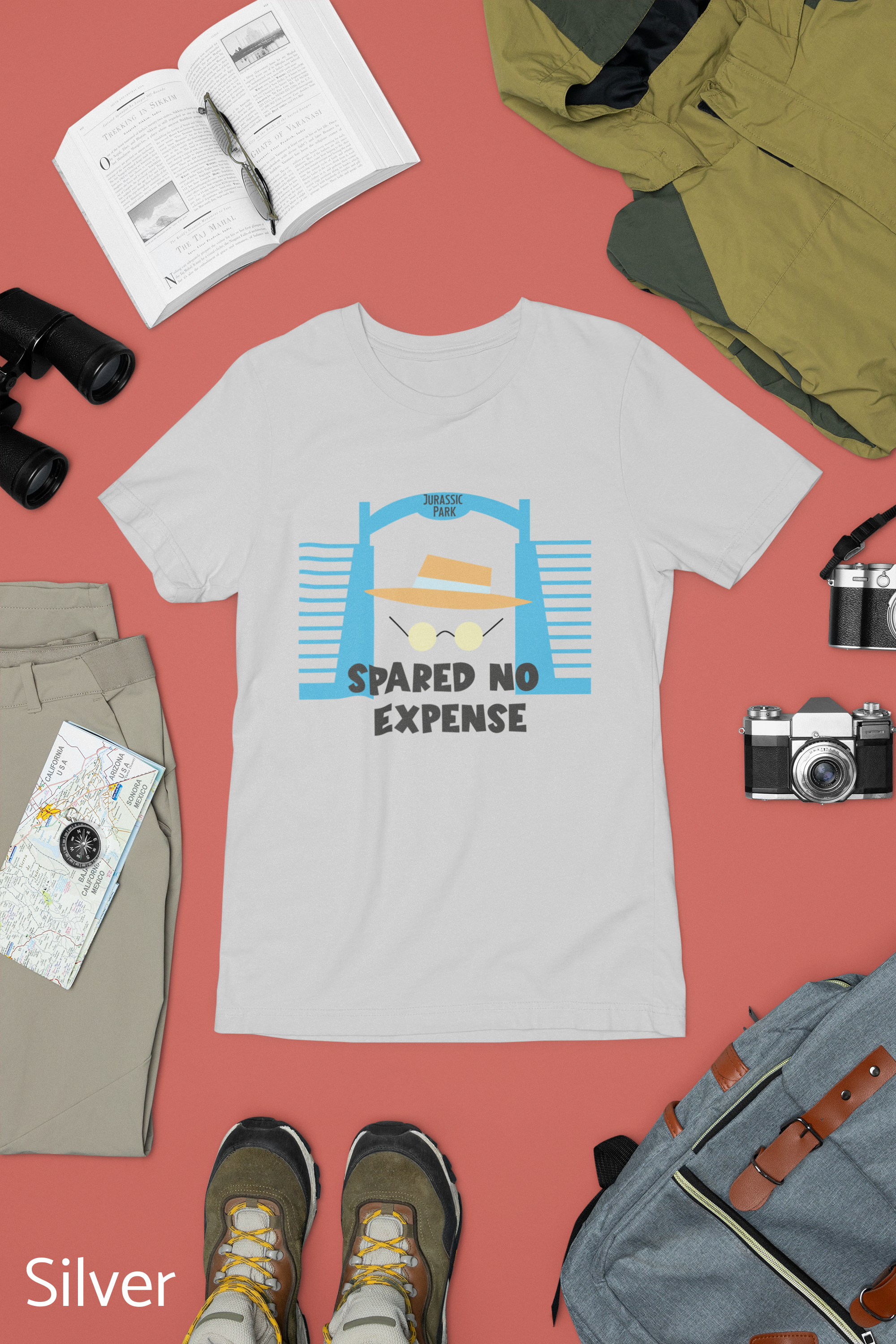 Spared No Expense Shirt | Jurassic Park Tribute Tee | John Hammond Inspired Design