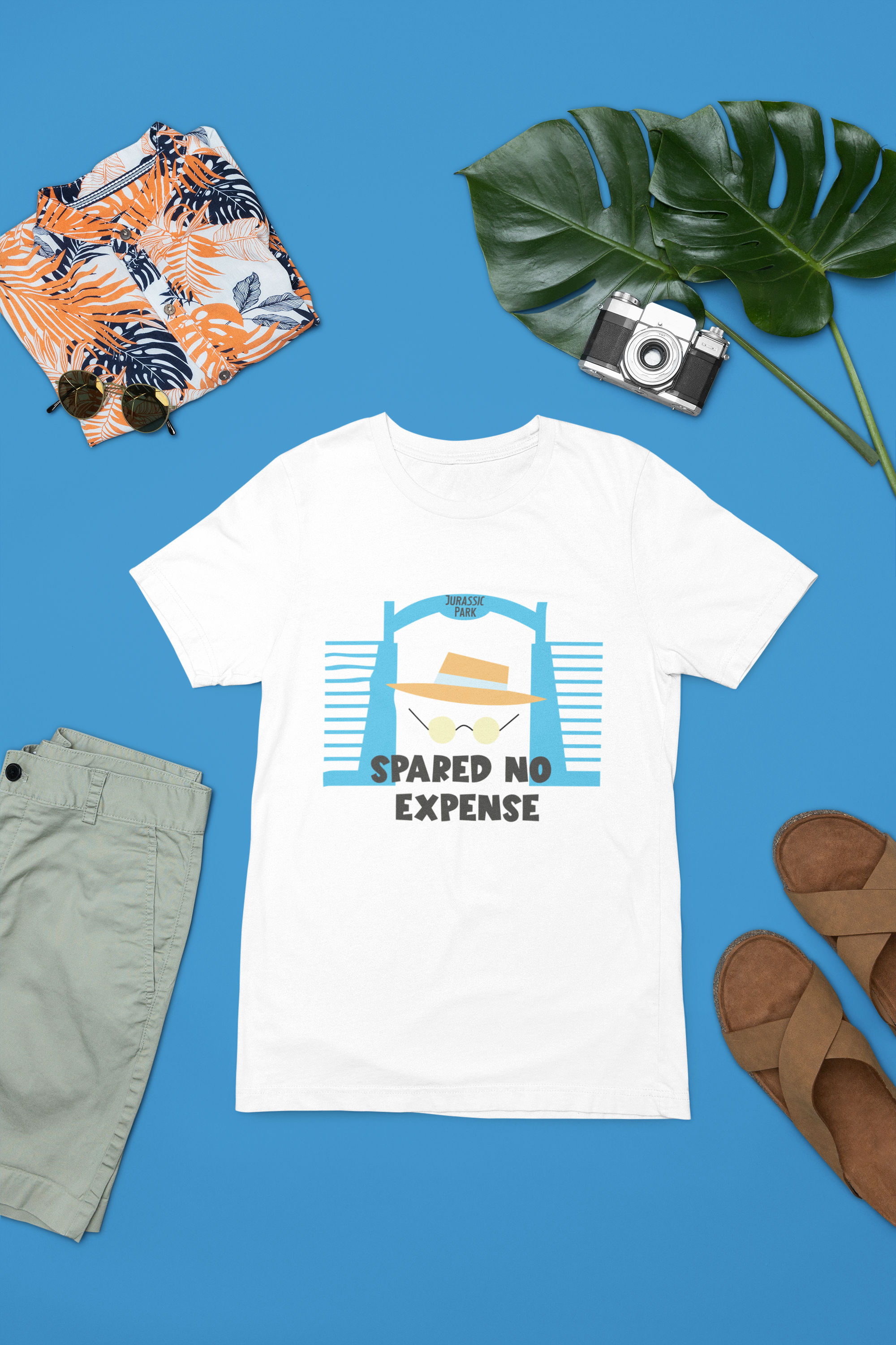 Spared No Expense Shirt | Jurassic Park Tribute Tee | John Hammond Inspired Design