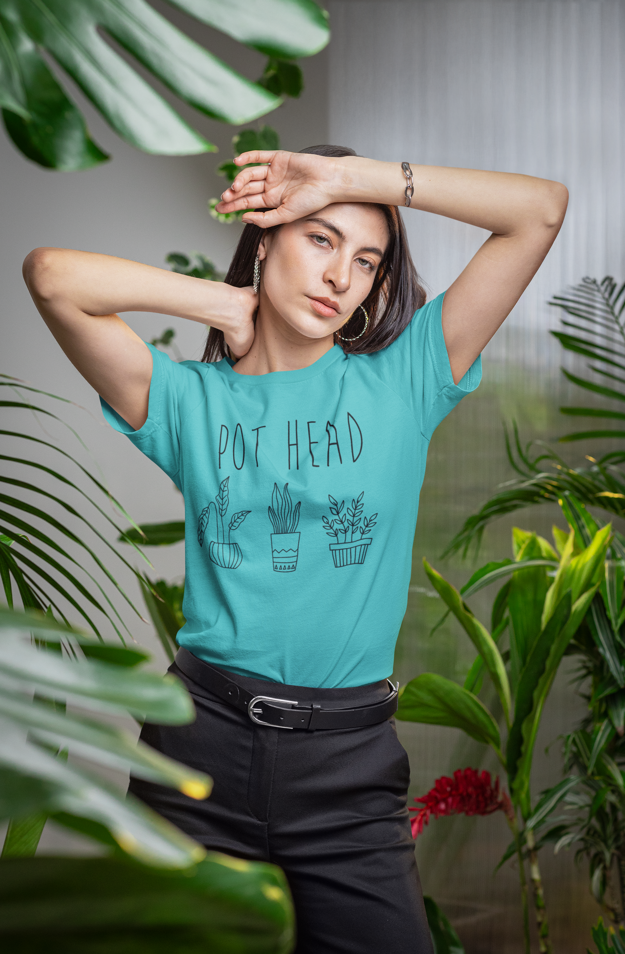 Pot Head Shirt | Funny Plant Lover Tee