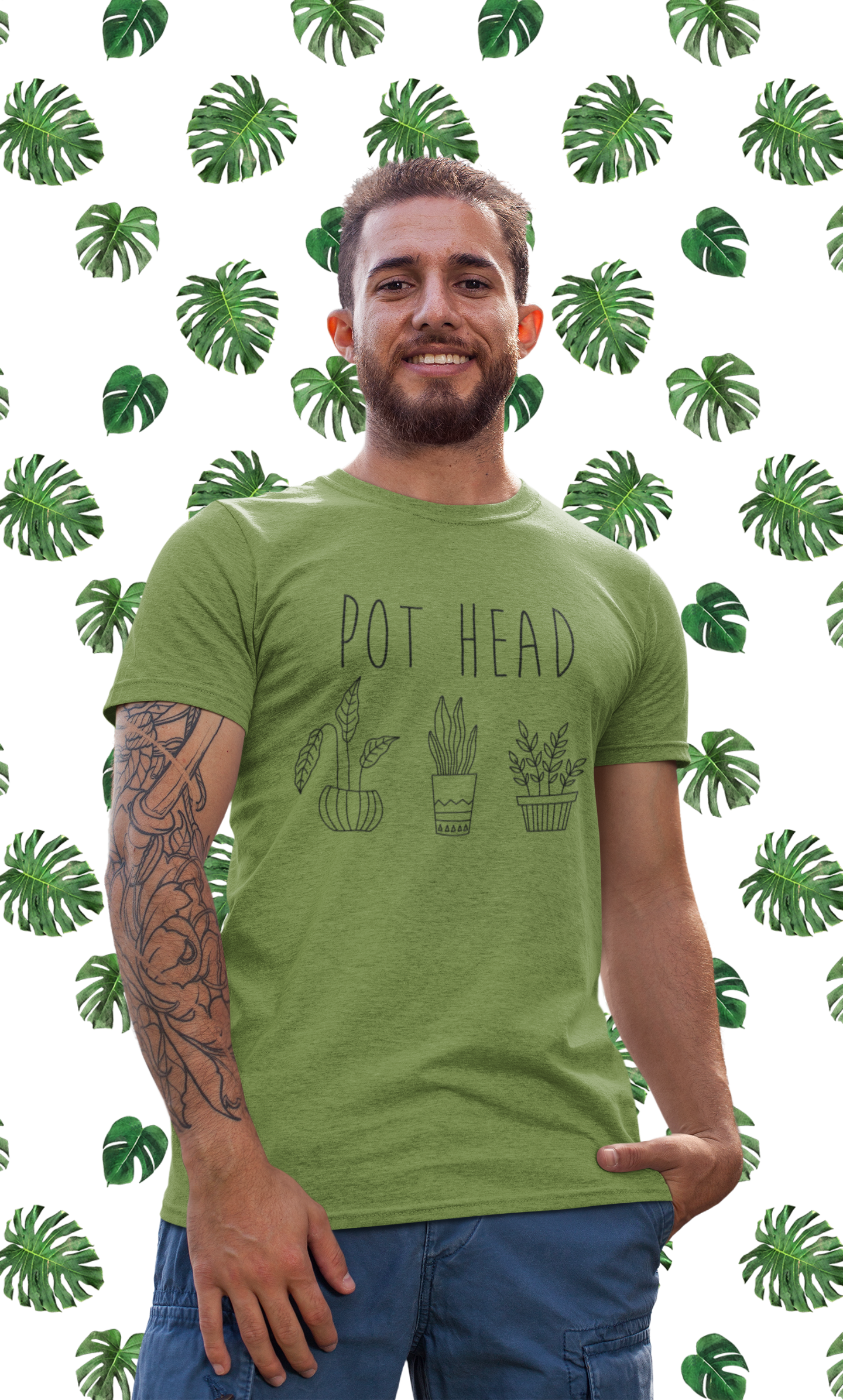 Pot Head Shirt | Funny Plant Lover Tee