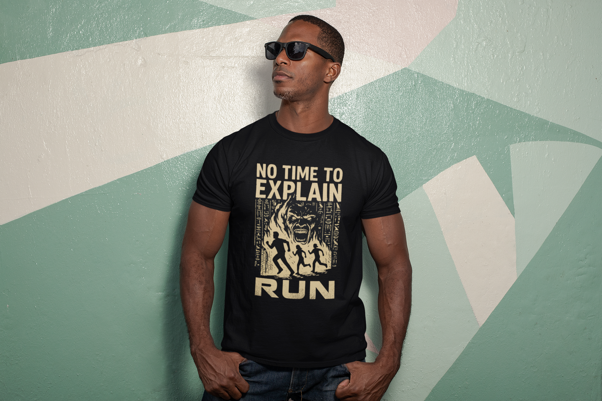 No Time to Explain Run Shirt | The Mummy Ride Tee | Universal Studios Fan Shirt