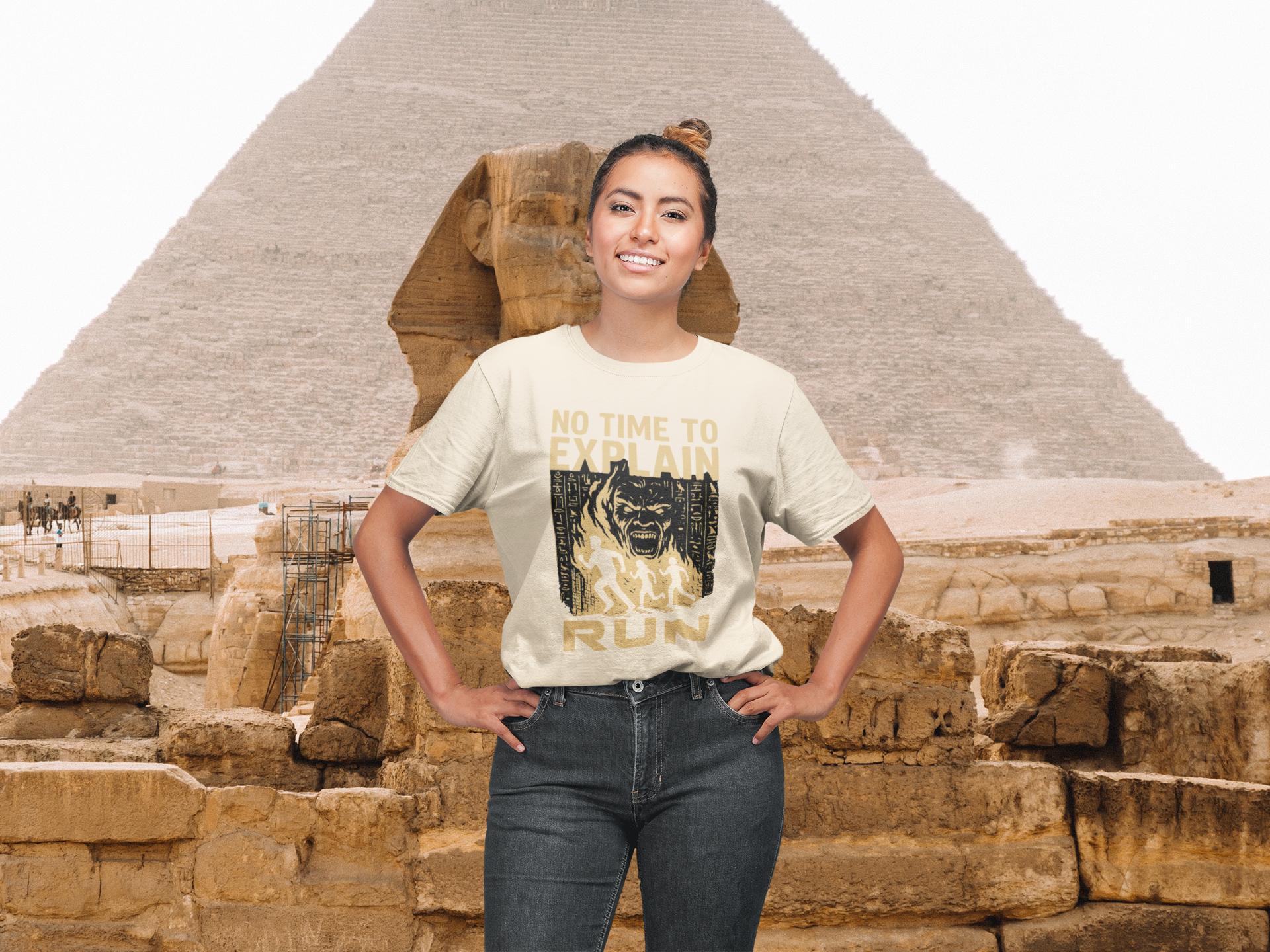 No Time to Explain Run Shirt | The Mummy Ride Tee | Universal Studios Fan Shirt