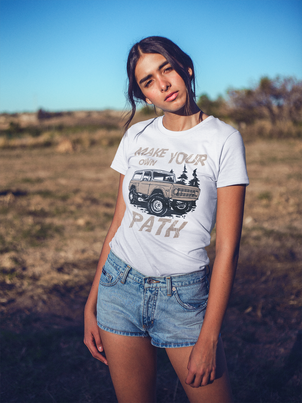 Make Your Own Path Shirt | Vintage Bronco Adventure Tee | Off-Road Explorer Gift
