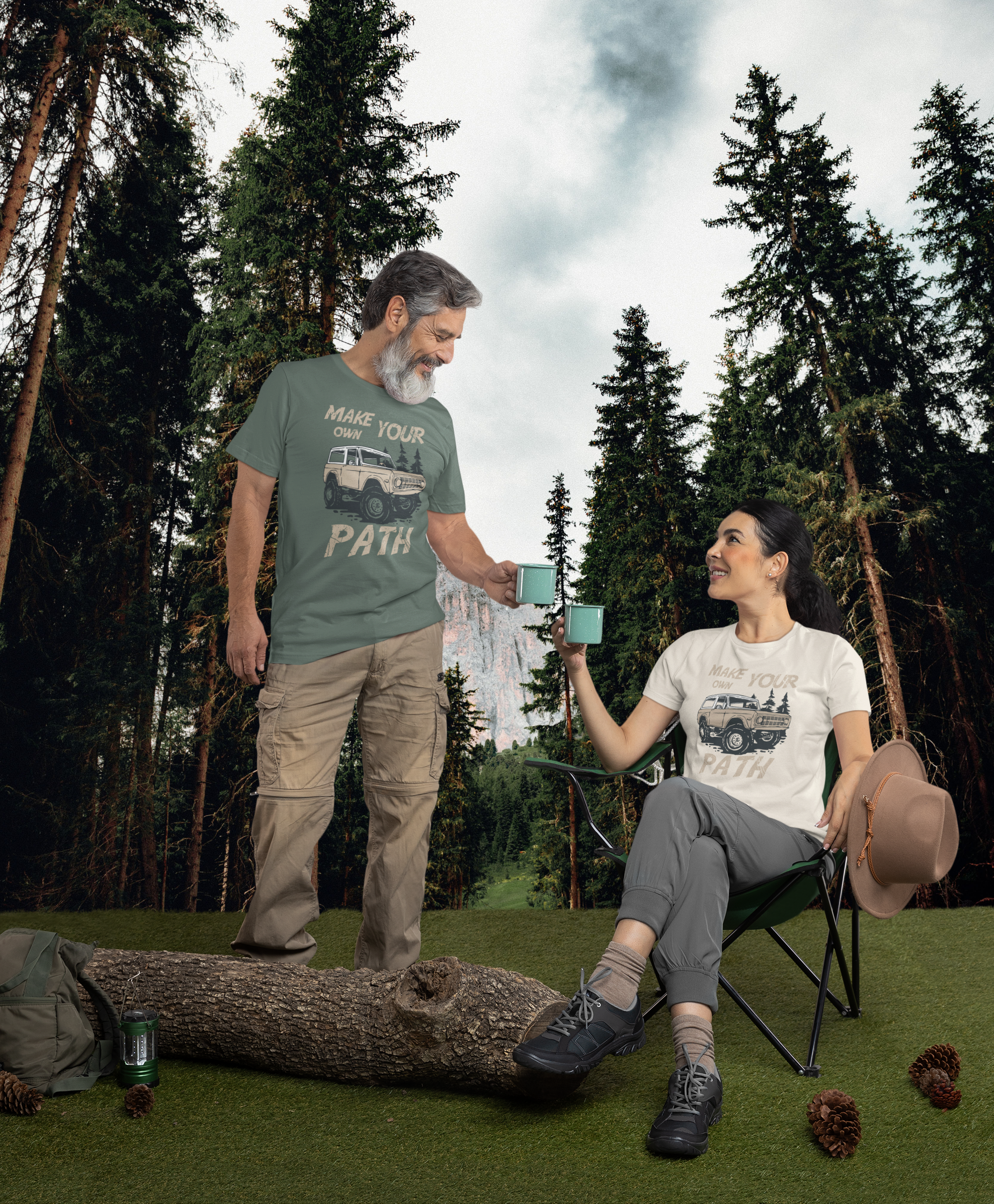 Make Your Own Path Shirt | Vintage Bronco Adventure Tee | Off-Road Explorer Gift