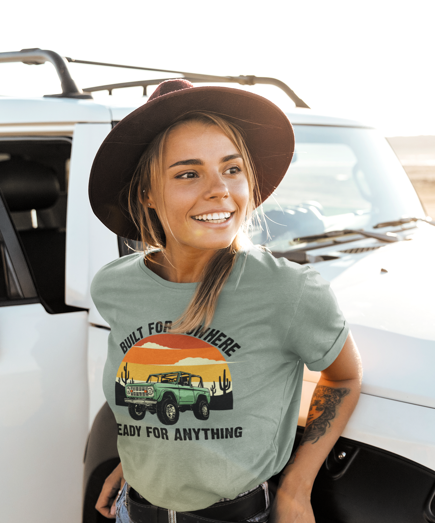 Built for Nowhere Shirt | Vintage Bronco Tee | Off-Road Adventure Gift