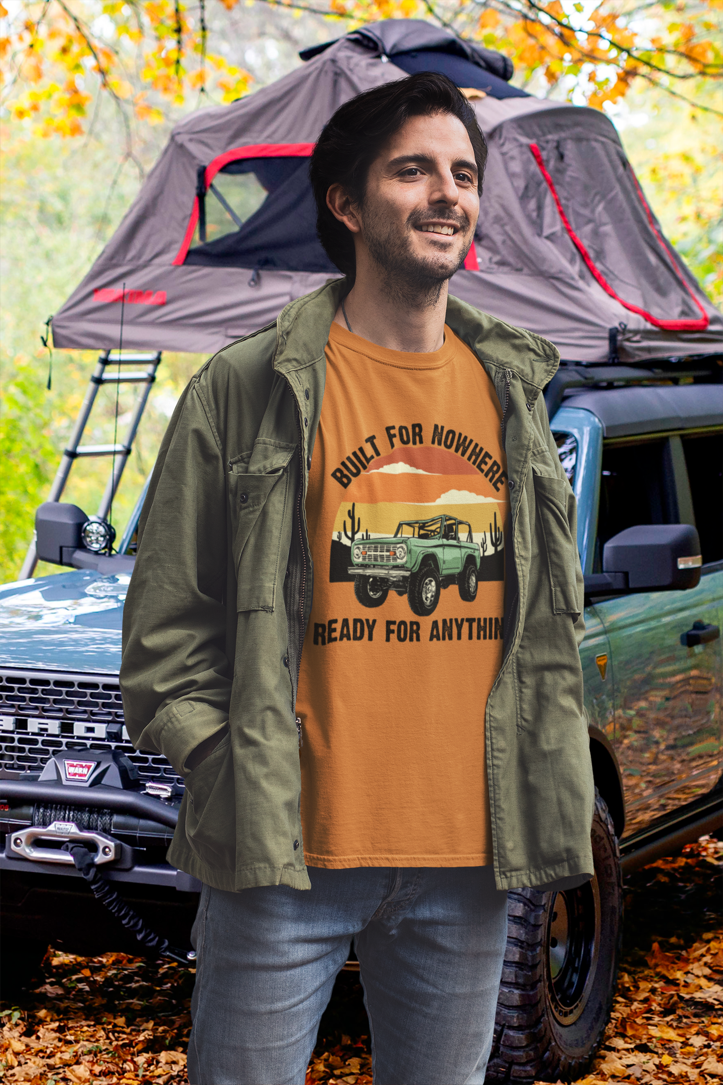Built for Nowhere Shirt | Vintage Bronco Tee | Off-Road Adventure Gift