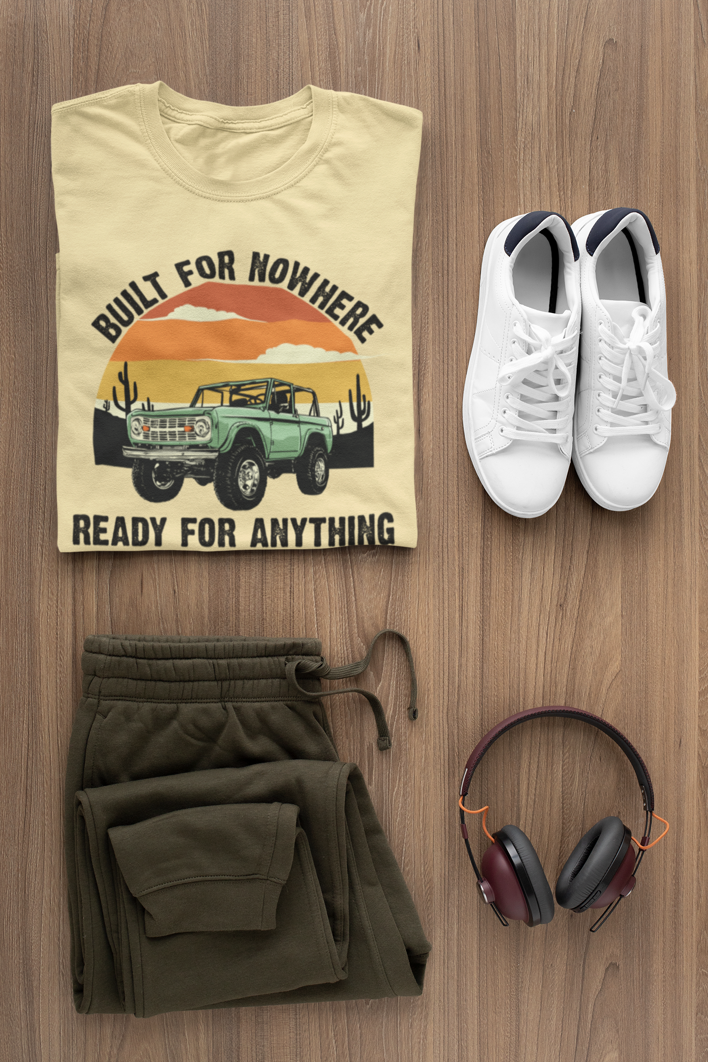 Built for Nowhere Shirt | Vintage Bronco Tee | Off-Road Adventure Gift