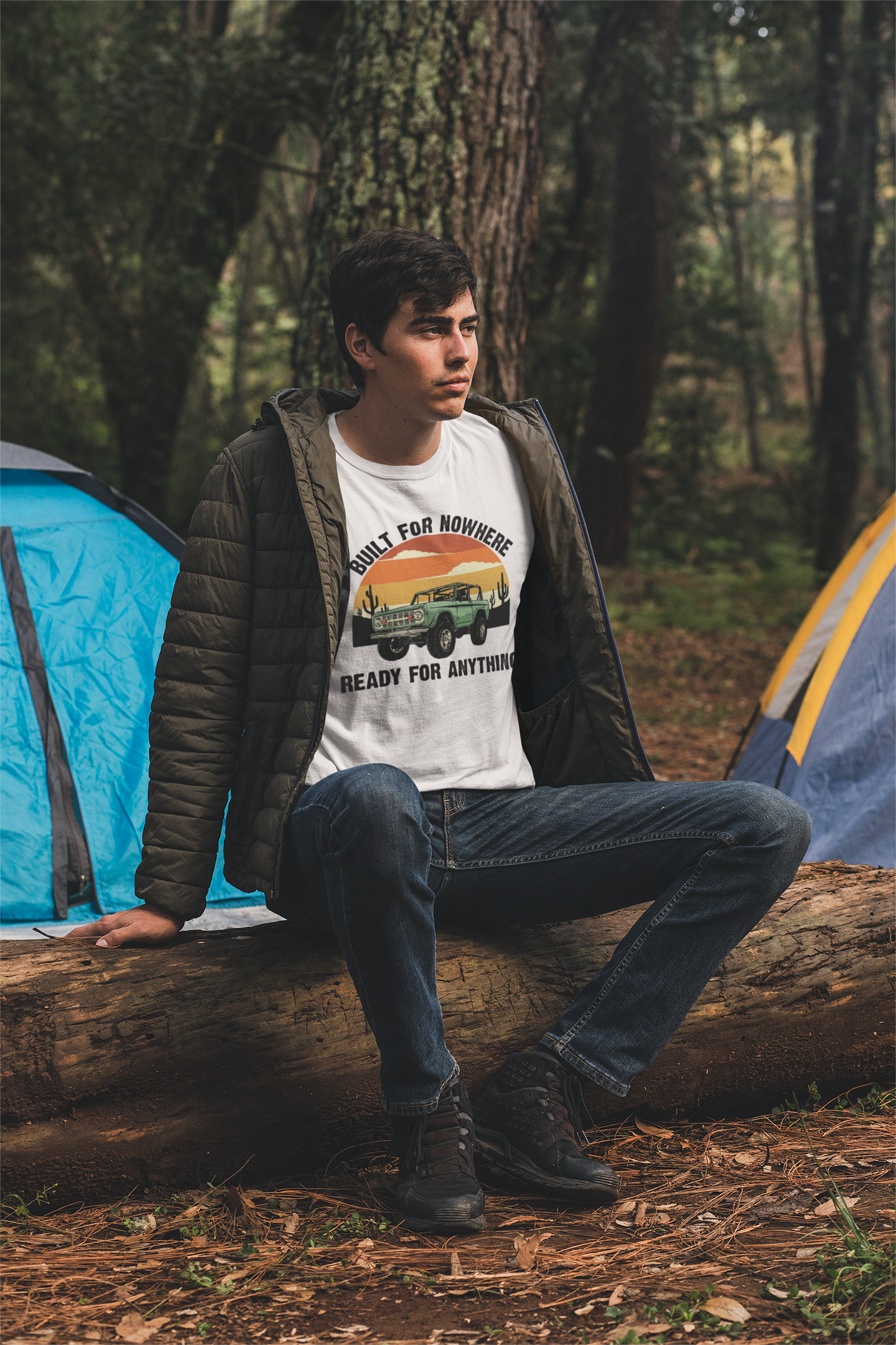 Built for Nowhere Shirt | Vintage Bronco Tee | Off-Road Adventure Gift