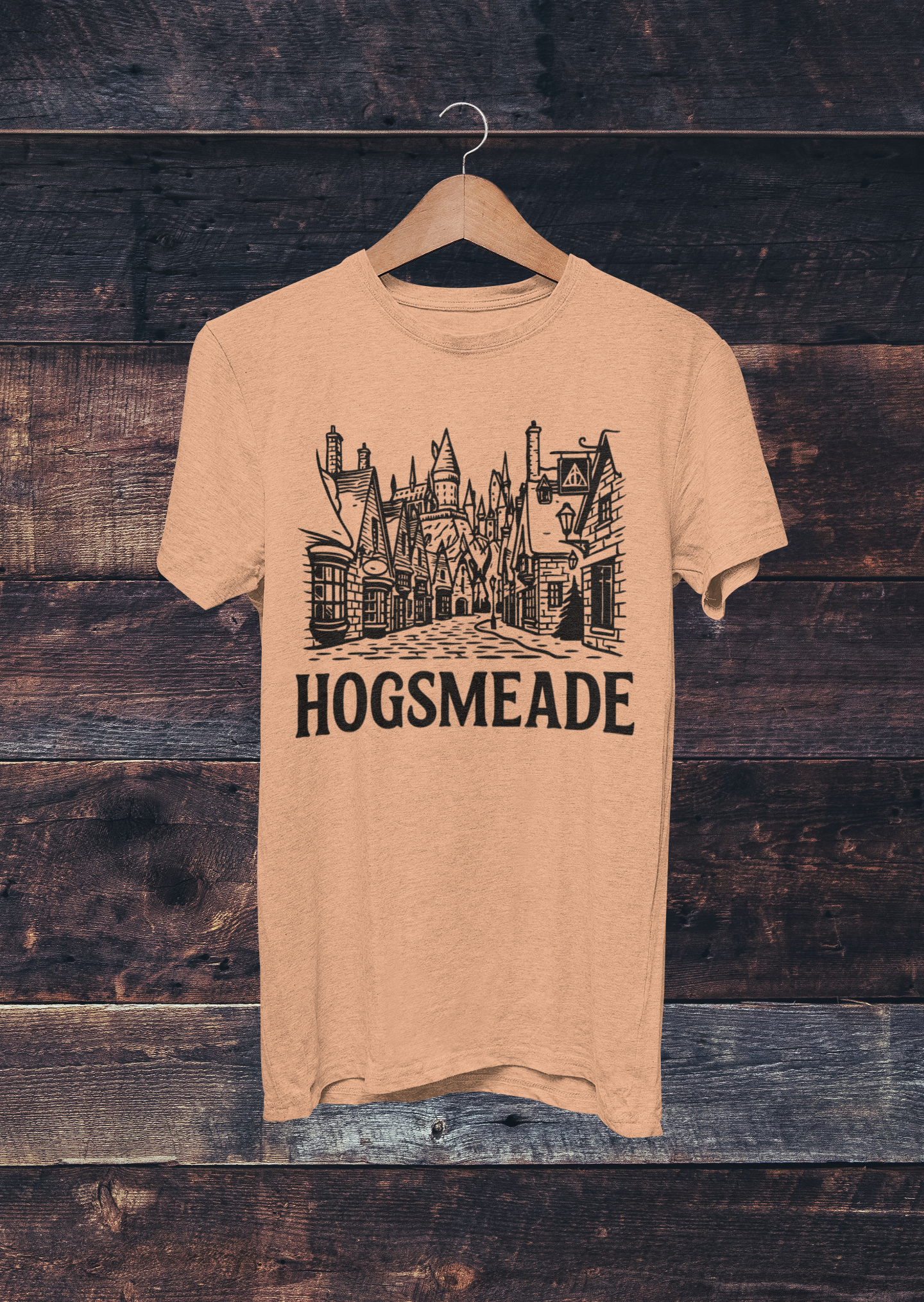 Hogsmeade Shirt | Wizarding Village Travel Poster Tee