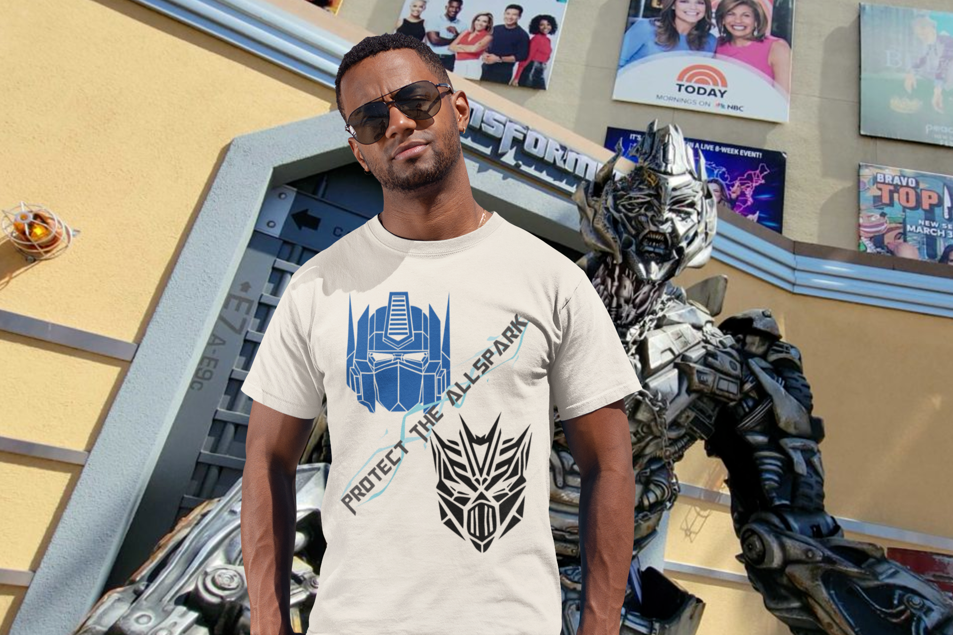 Transformers Shirt | Protect the AllSpark Tee | Universal Studios Ride-Inspired Design