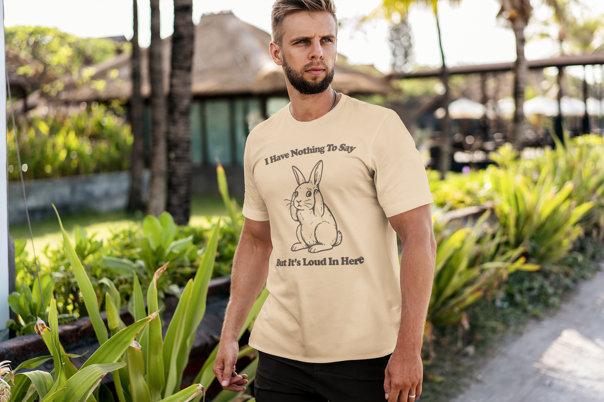 I Have Nothing to Say But It’s Loud in Here Shirt | Funny Bunny Tee | Meltdown Menagerie Collection