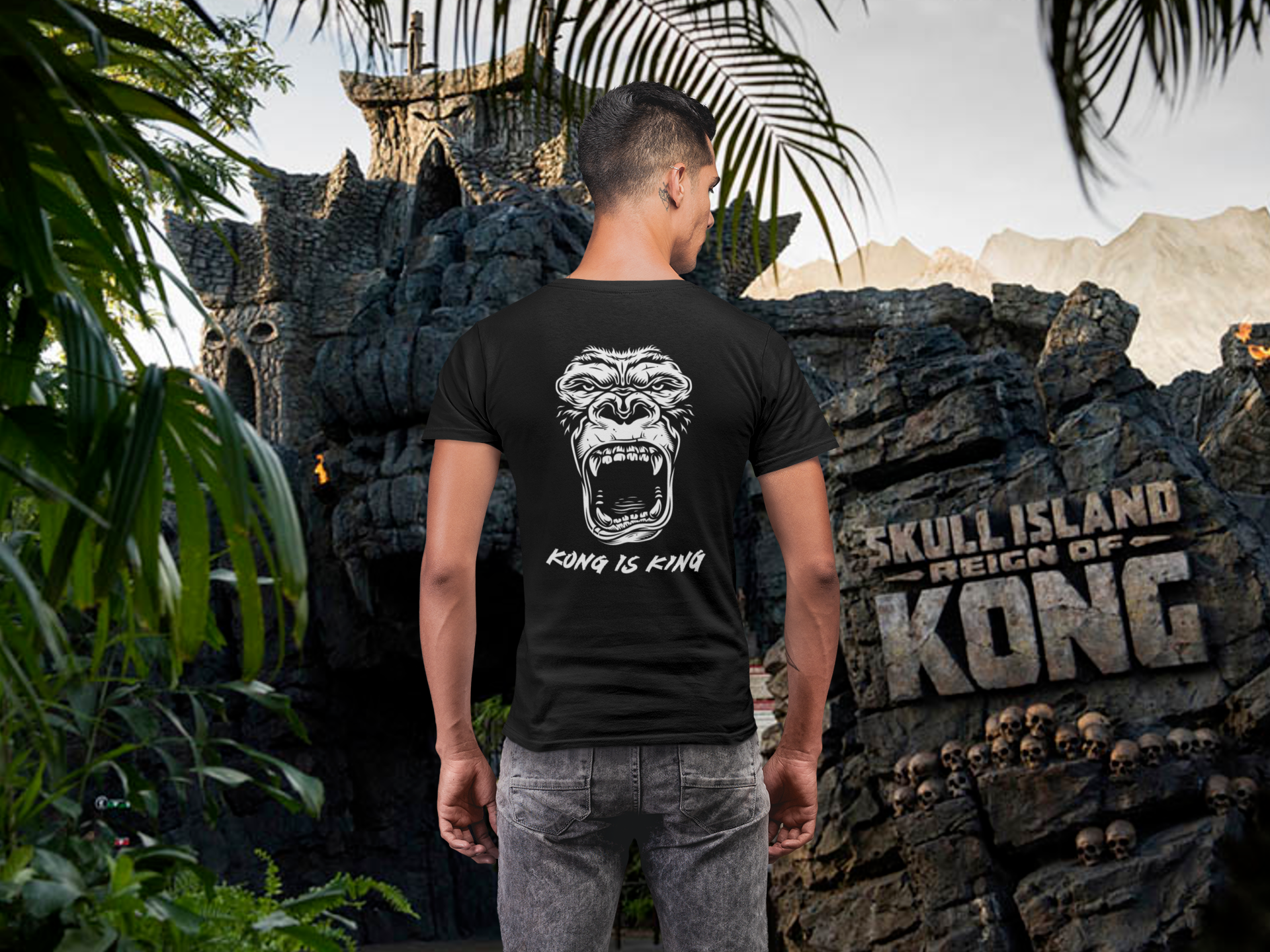 Kong Is King Shirt | Skull Island Expedition Tee | Universal Ride-Inspired Design