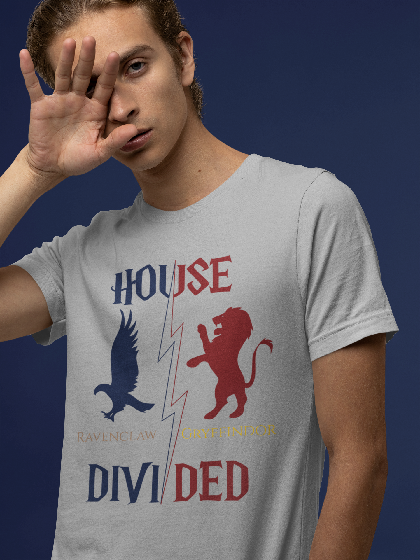 Ravenclaw Gryffindor Shirt | House Divided Tee | Wizarding Couple Gift