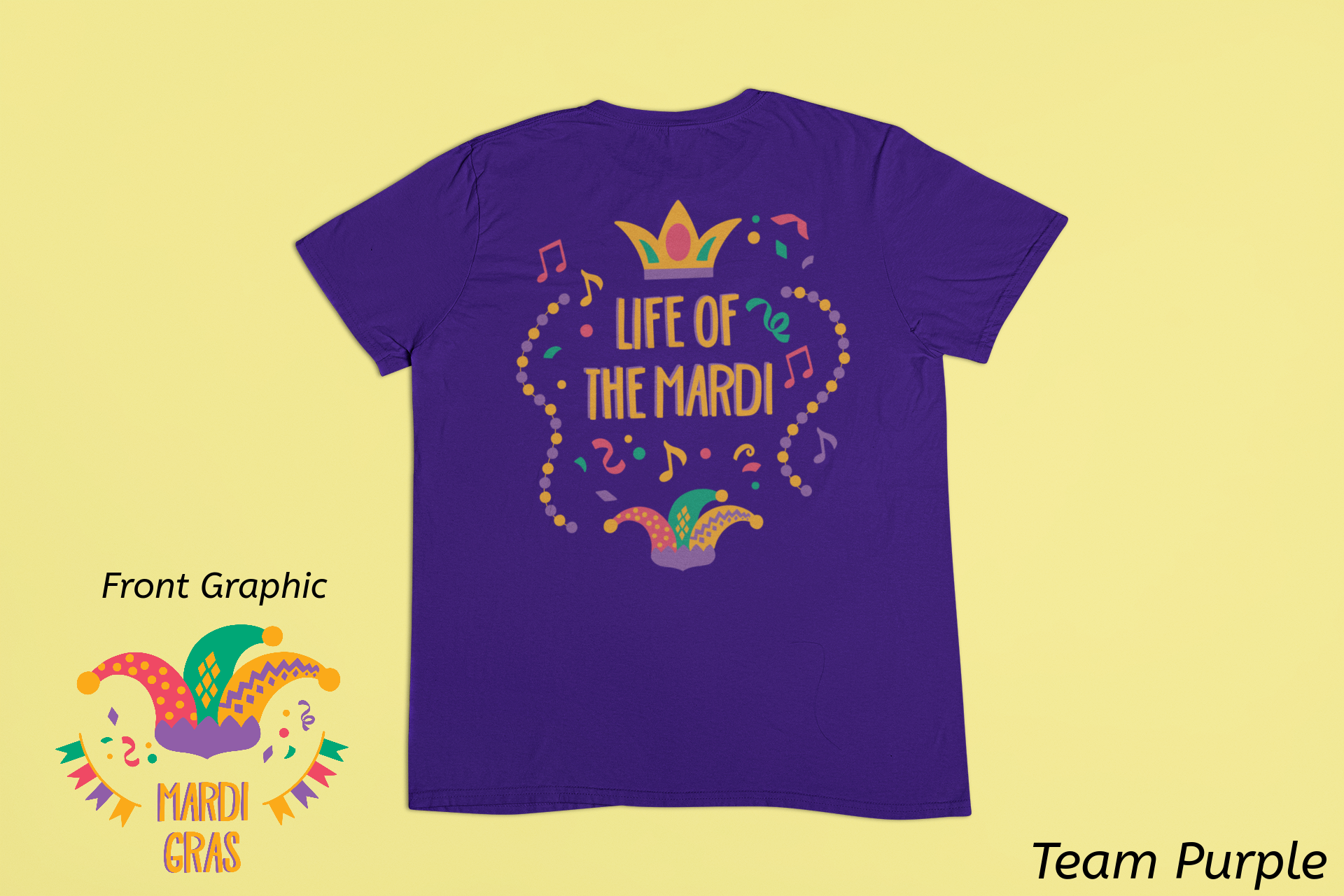 Life of the Mardi Gras Shirt- Mardi Gras Parade Tee