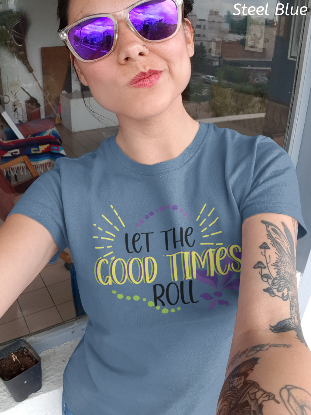 Let The Good Times Roll Mardi Gras Shirt- Festive Parade Tee