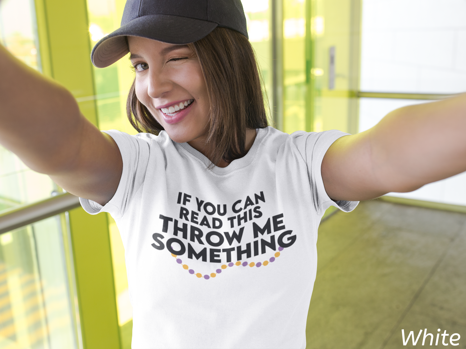 If You Can Read This Throw Me Something Shirt- Mardi Gras Parade Tee