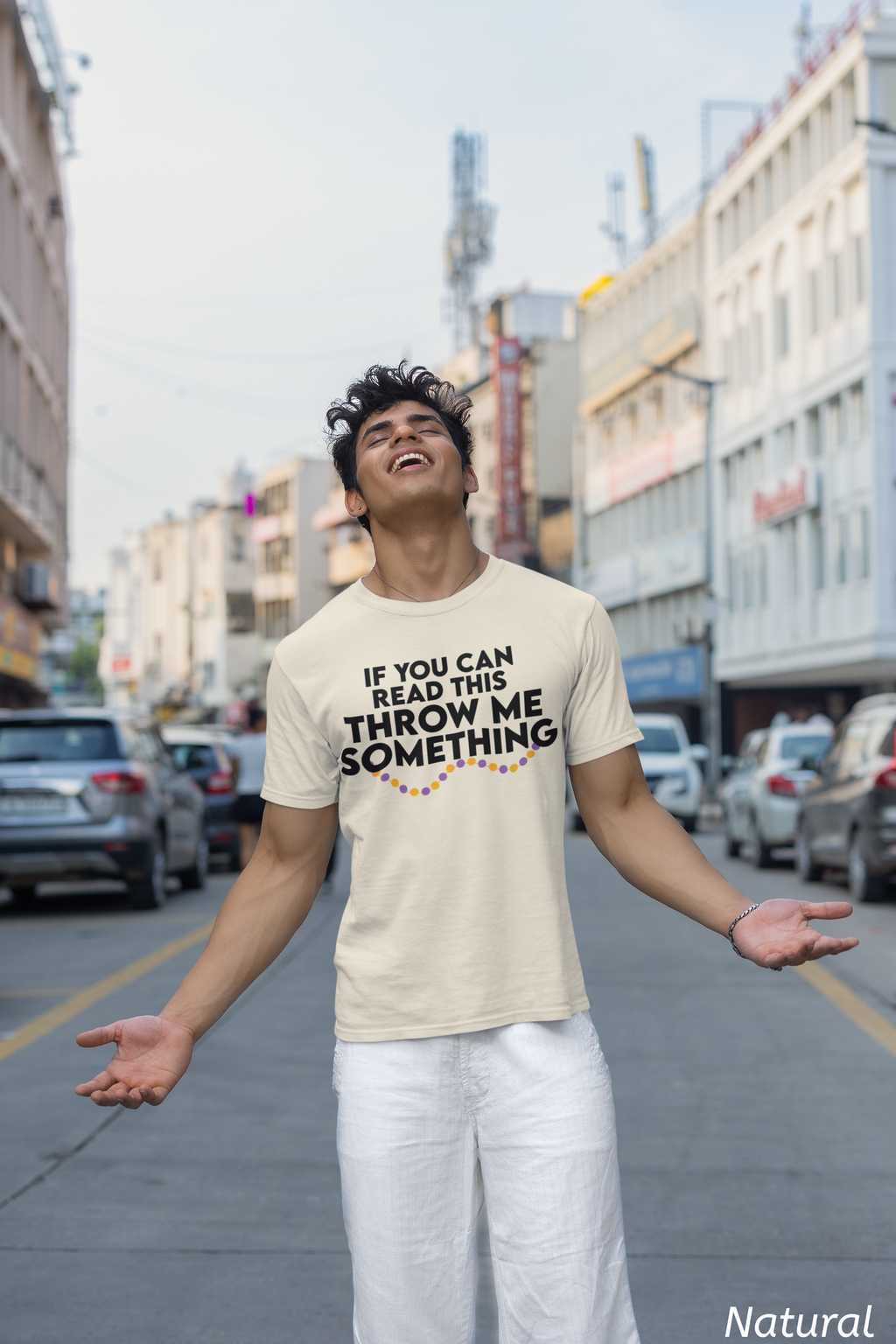 If You Can Read This Throw Me Something Shirt- Mardi Gras Parade Tee