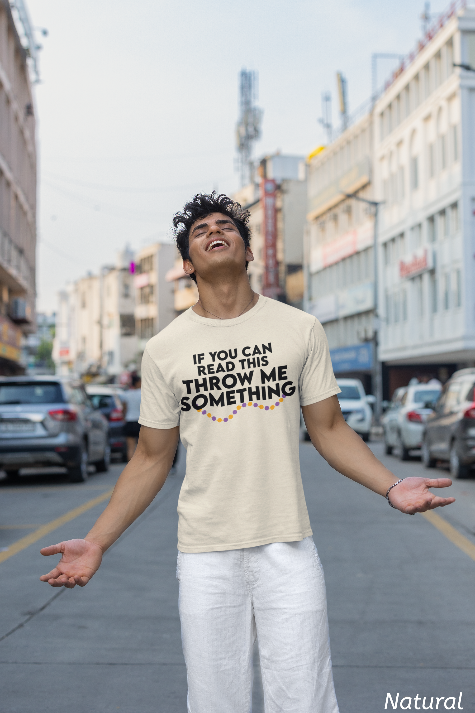 If You Can Read This Throw Me Something Shirt- Mardi Gras Parade Tee