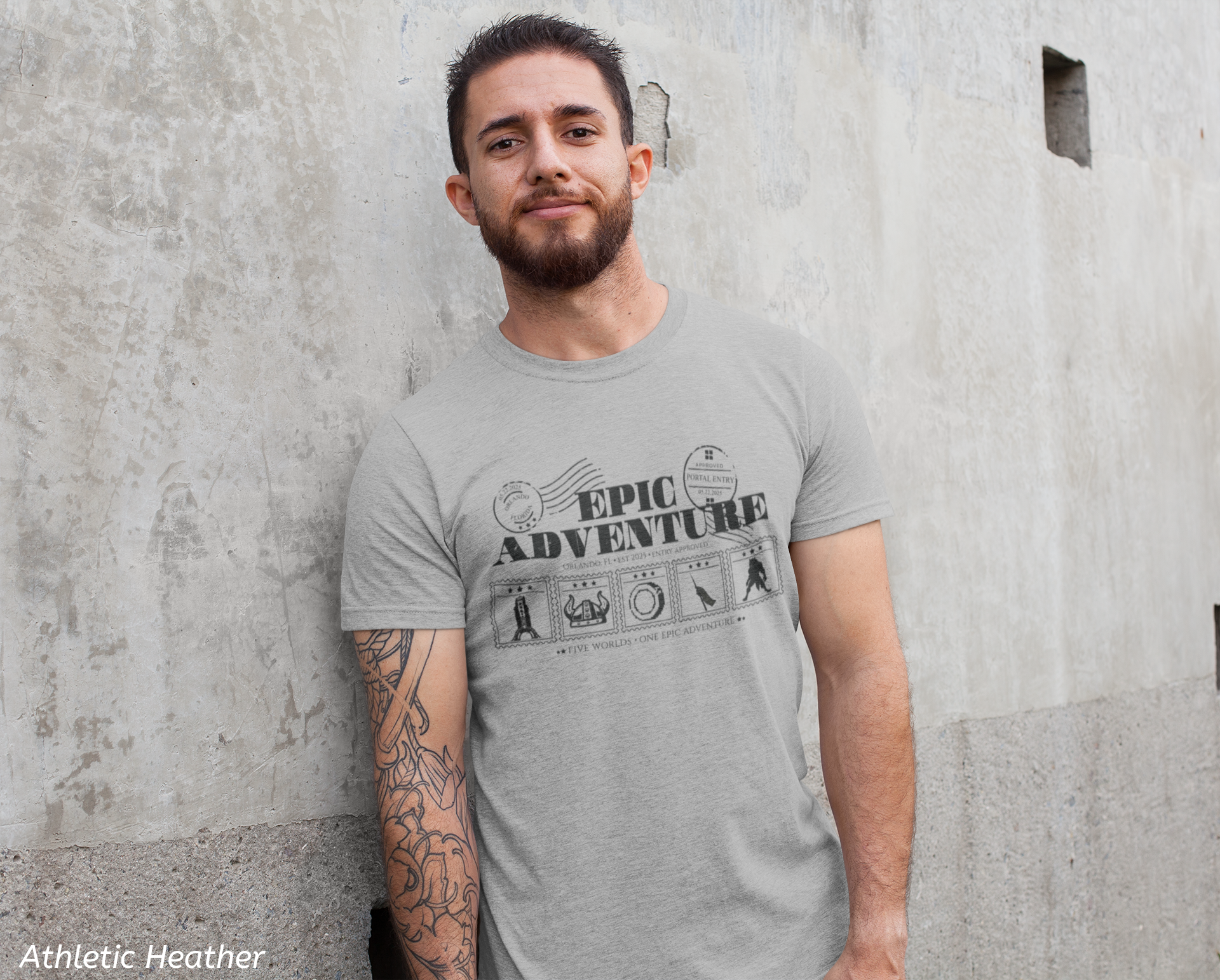 Epic Universe Portal Stamps Shirt- Orlando Theme Park Tee