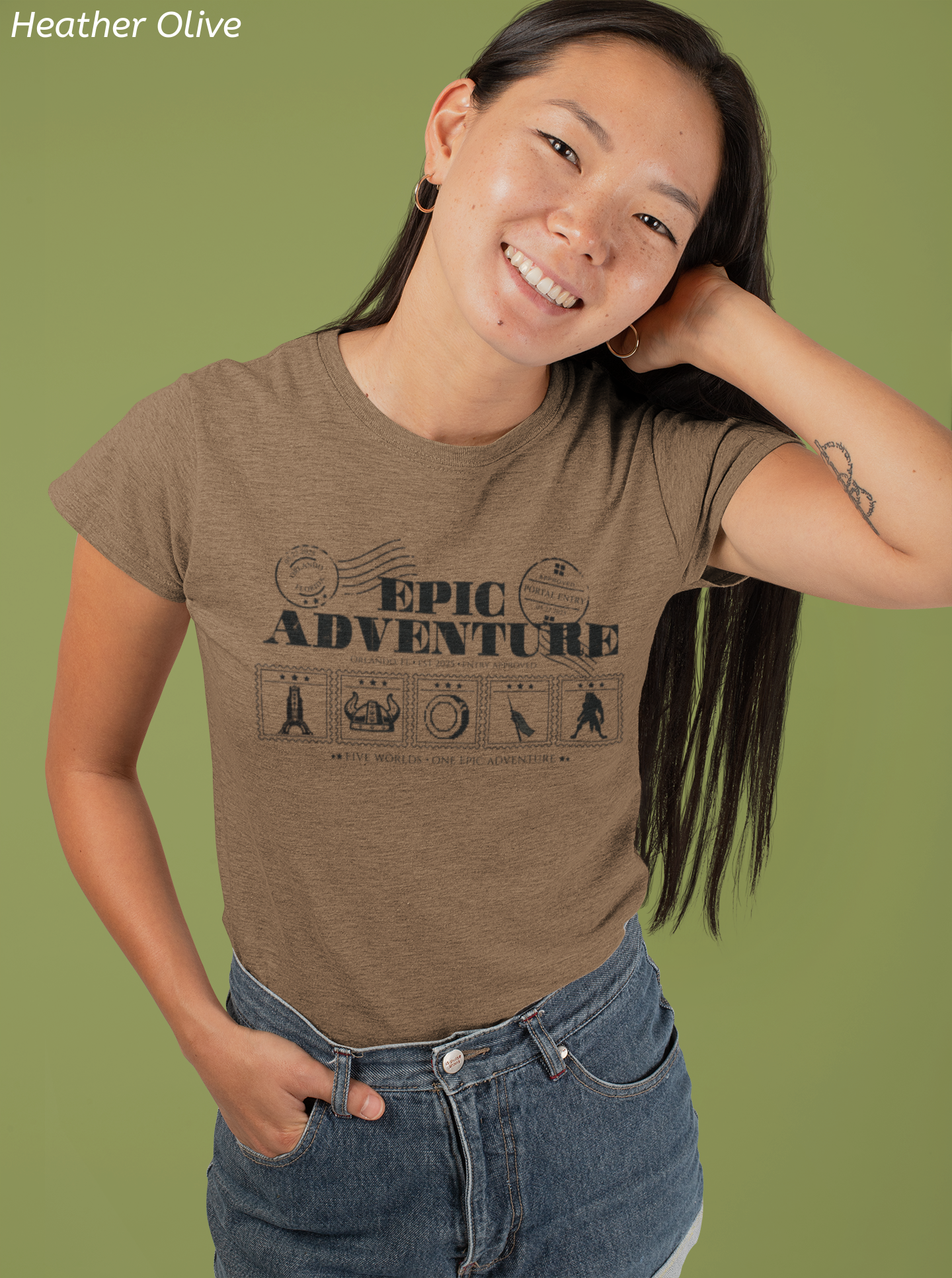 Epic Universe Portal Stamps Shirt- Orlando Theme Park Tee