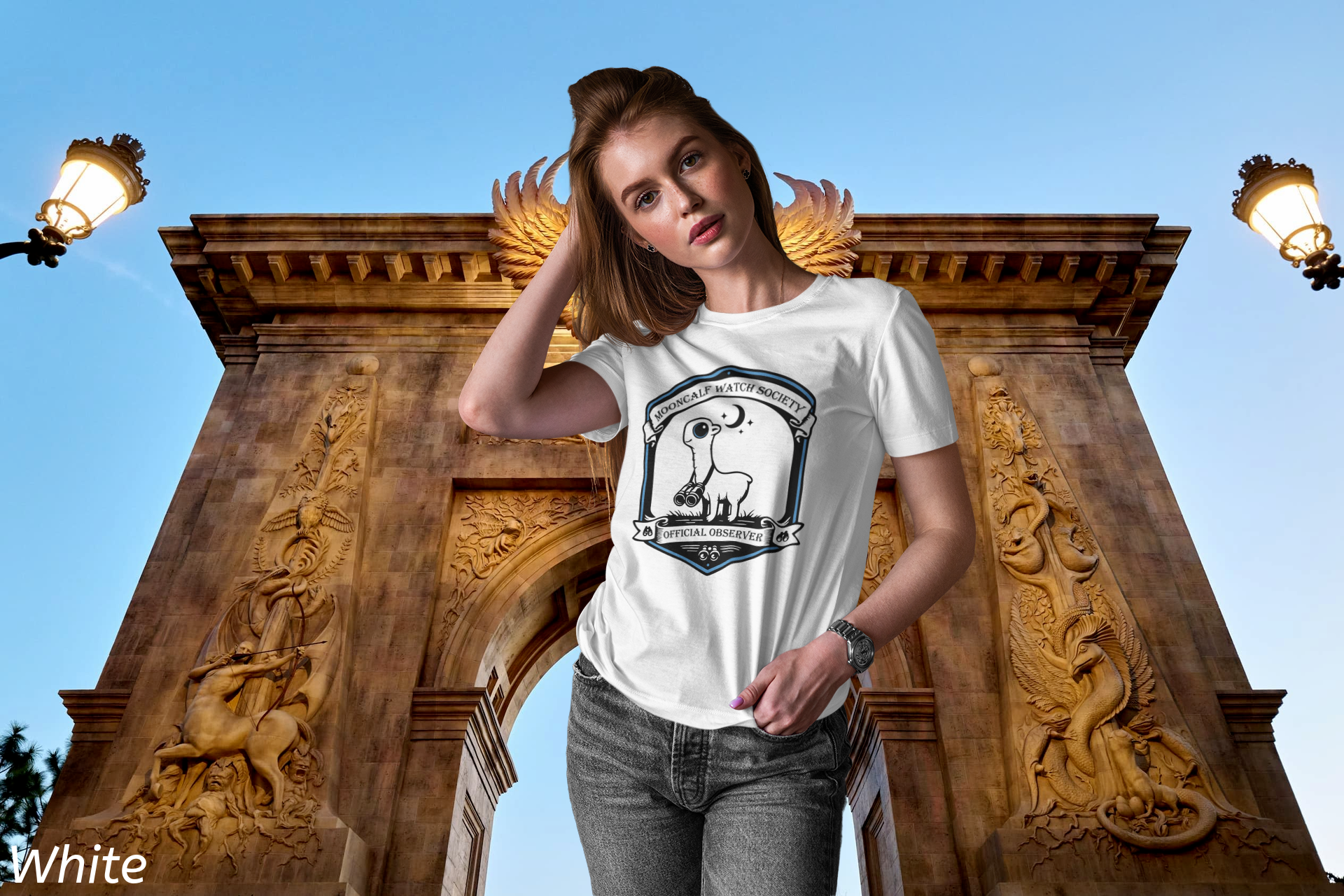 Mooncalf Watch Society "Official Observer" Shirt- Magical Creature Tee