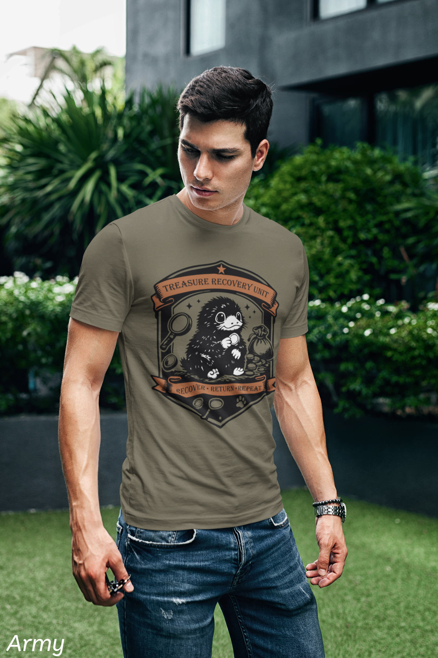 Treasure Recovery Unit Shirt- Niffler Inspired Tee, Magical Creature Shirt