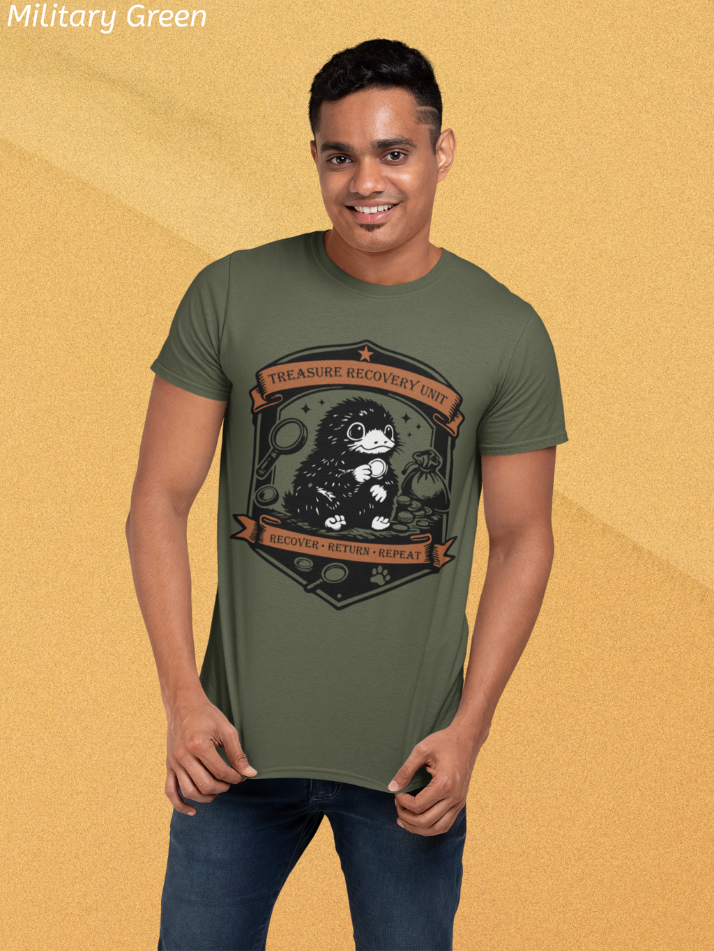 Treasure Recovery Unit Shirt- Niffler Inspired Tee, Magical Creature Shirt