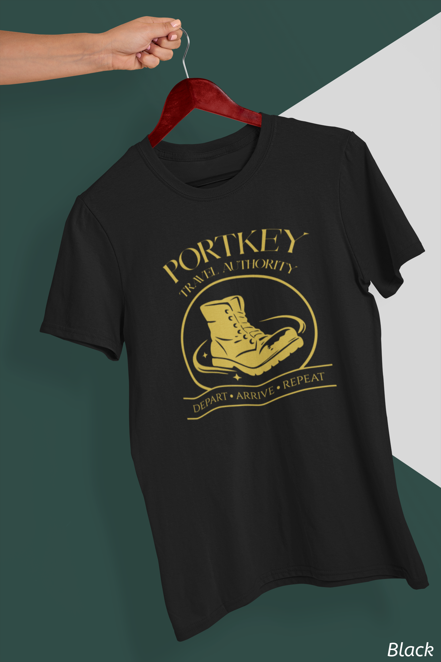 Portkey Travel Authority Shirt- Magical Transit Tee for Wizard Fans