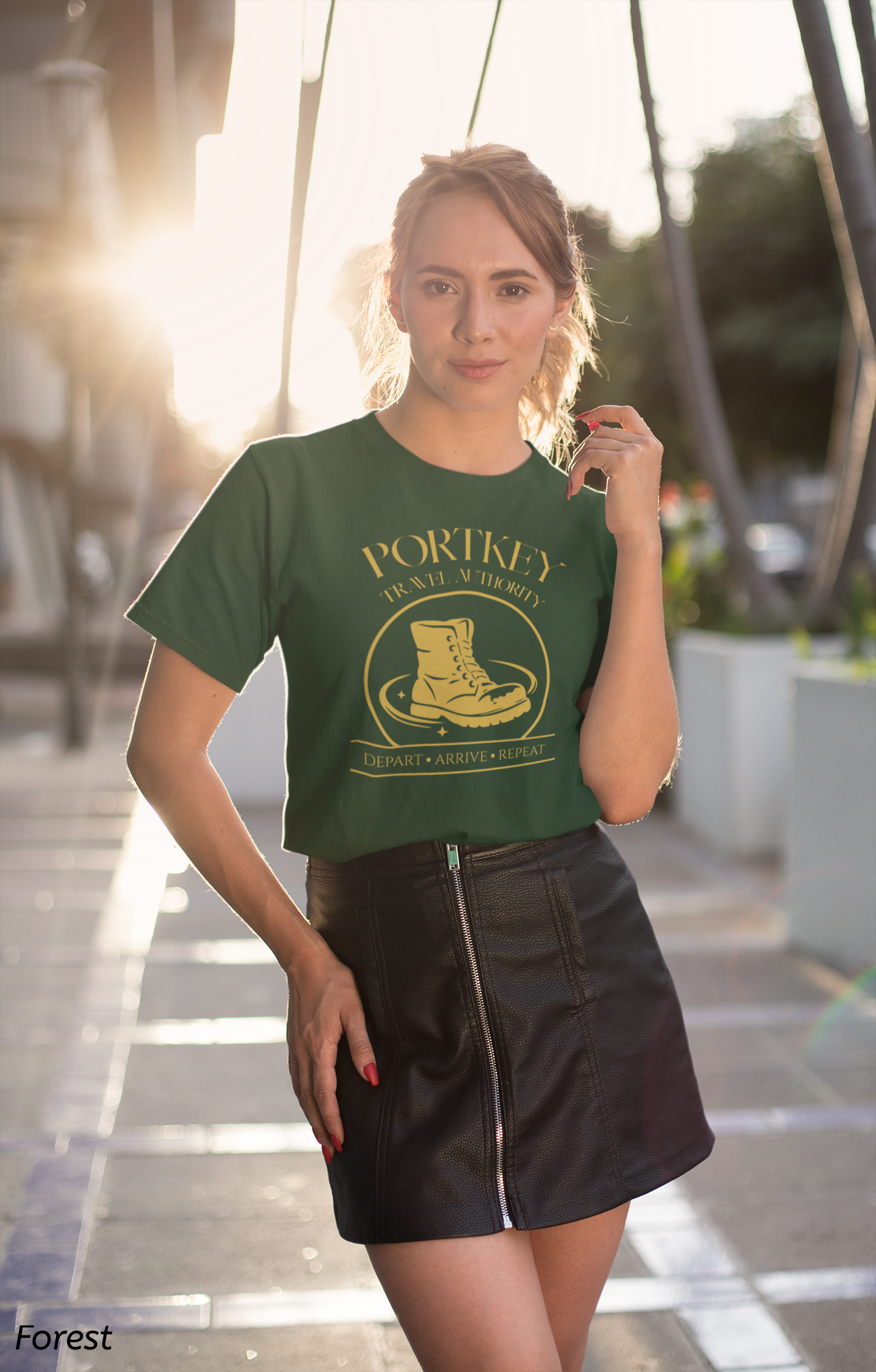 Portkey Travel Authority Shirt- Magical Transit Tee for Wizard Fans