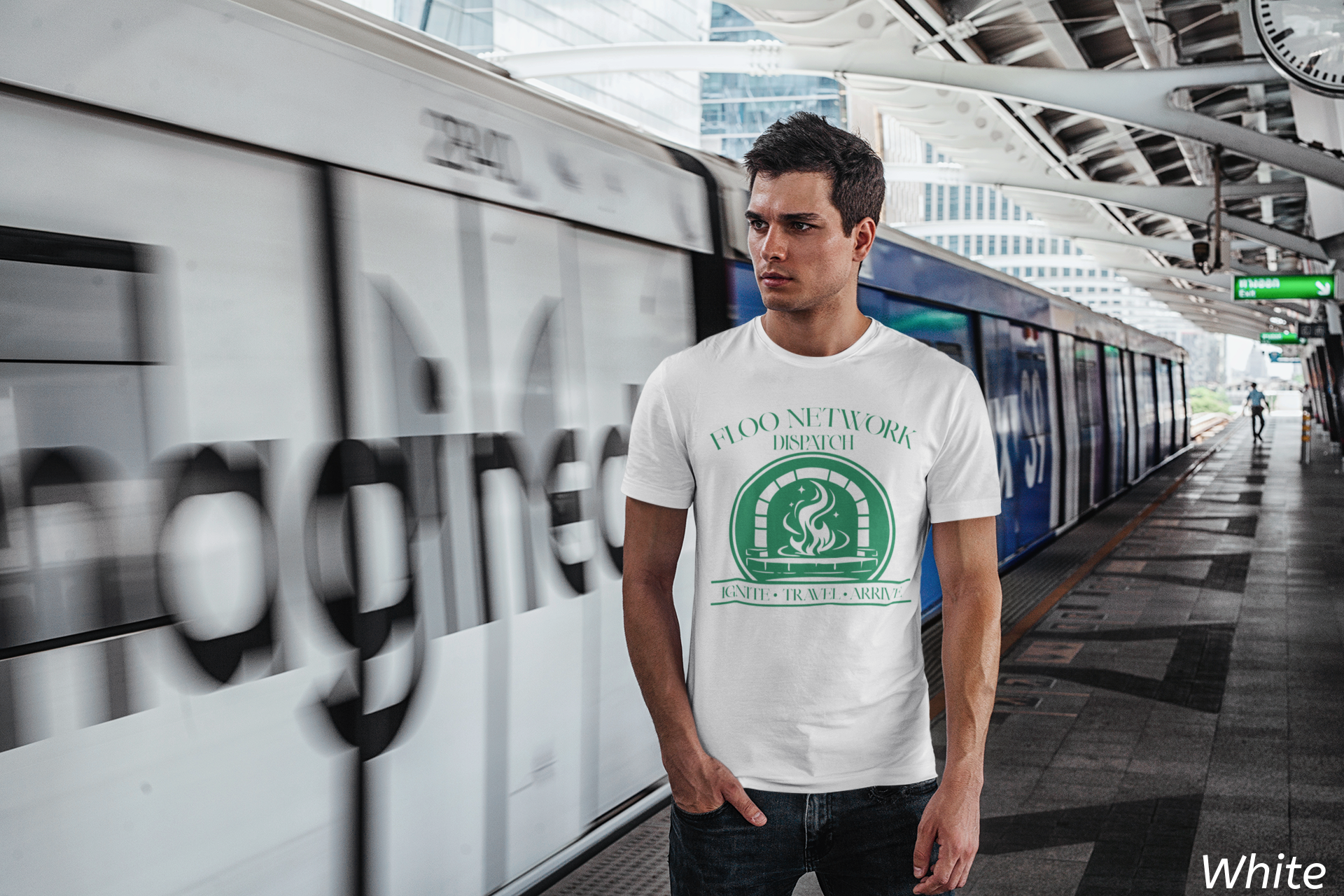 Floo Network Dispatch Shirt- Wizard Fireplace Travel Tee