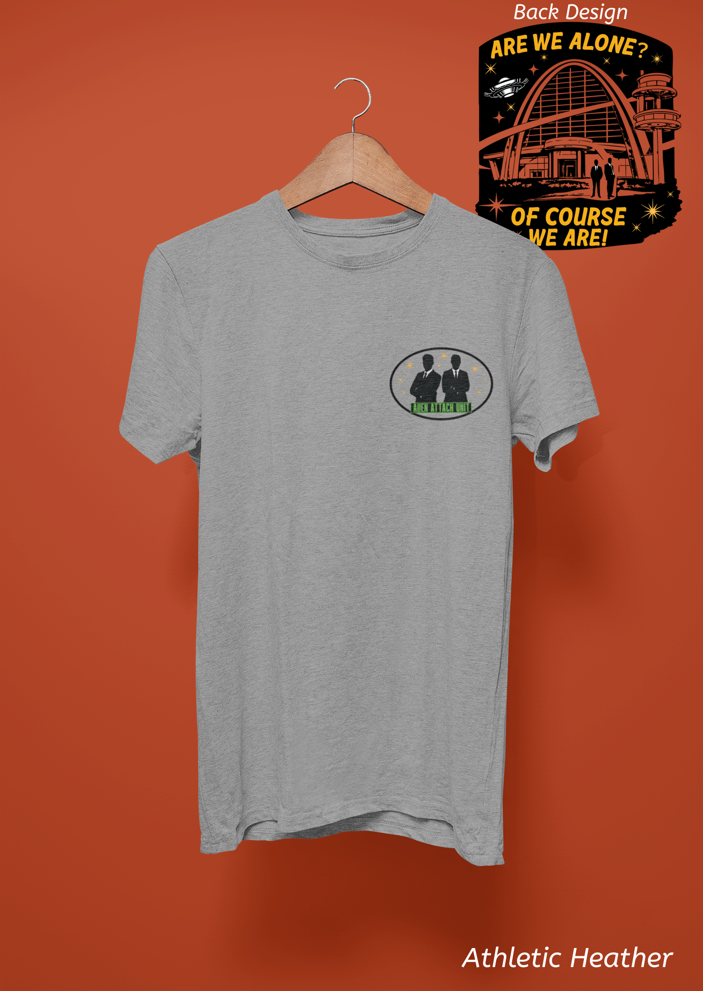 Alien Attack Unit Shirt- Retro Sci Fi Theme Park Tee