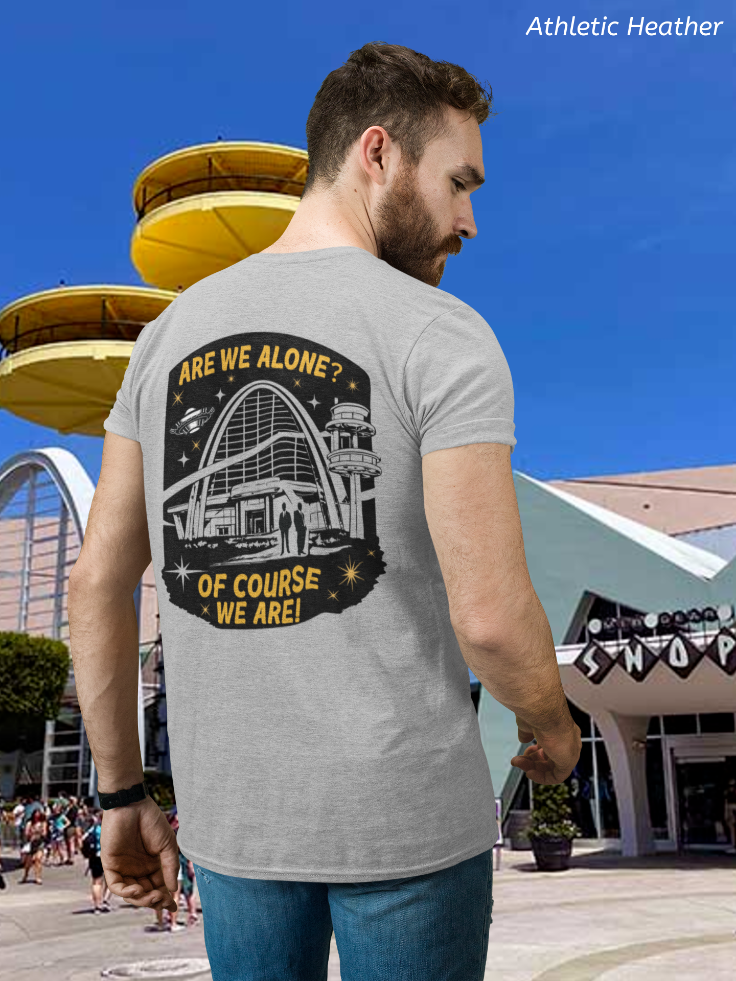 Alien Attack Unit Shirt- Retro Sci Fi Theme Park Tee