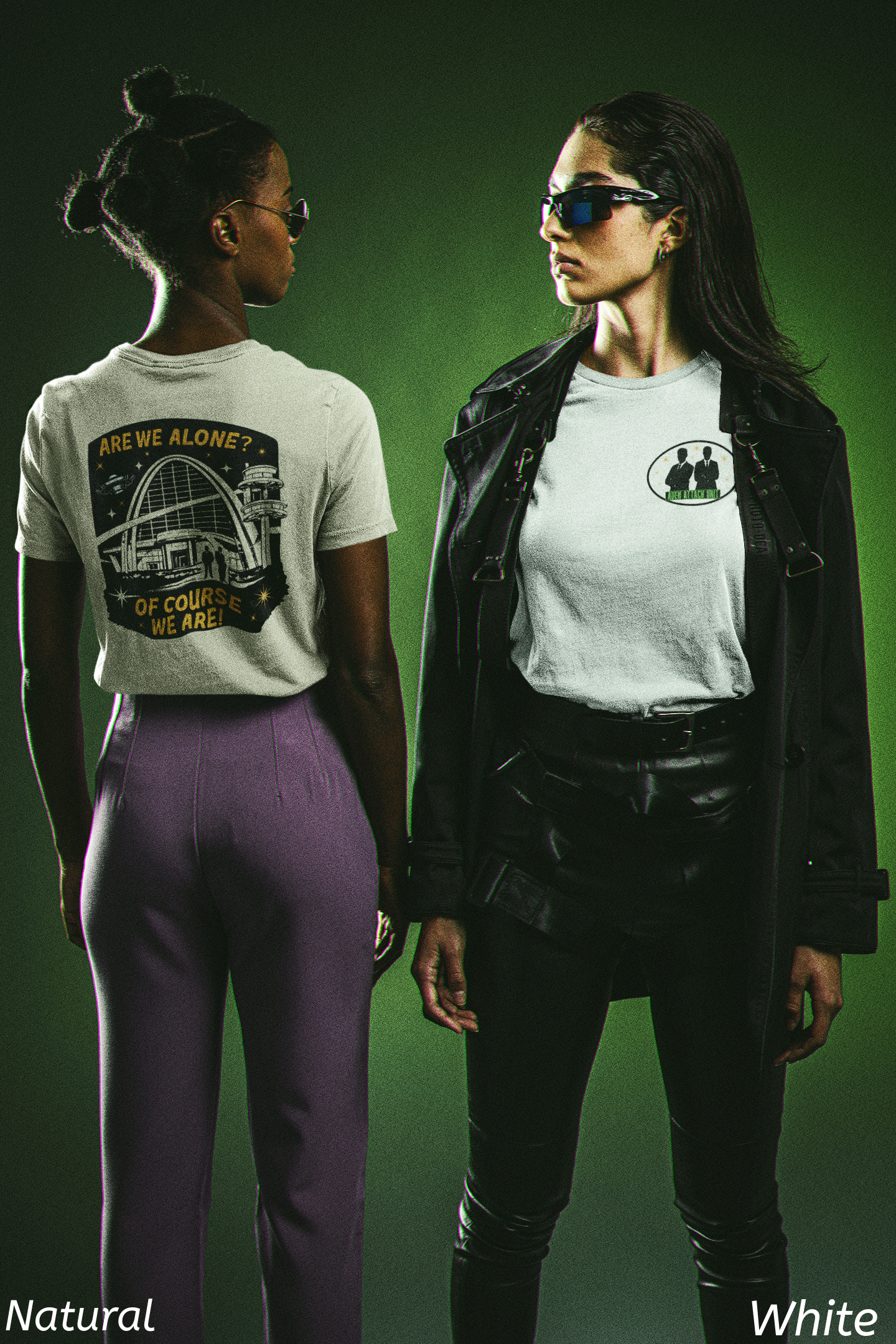 Alien Attack Unit Shirt- Retro Sci Fi Theme Park Tee