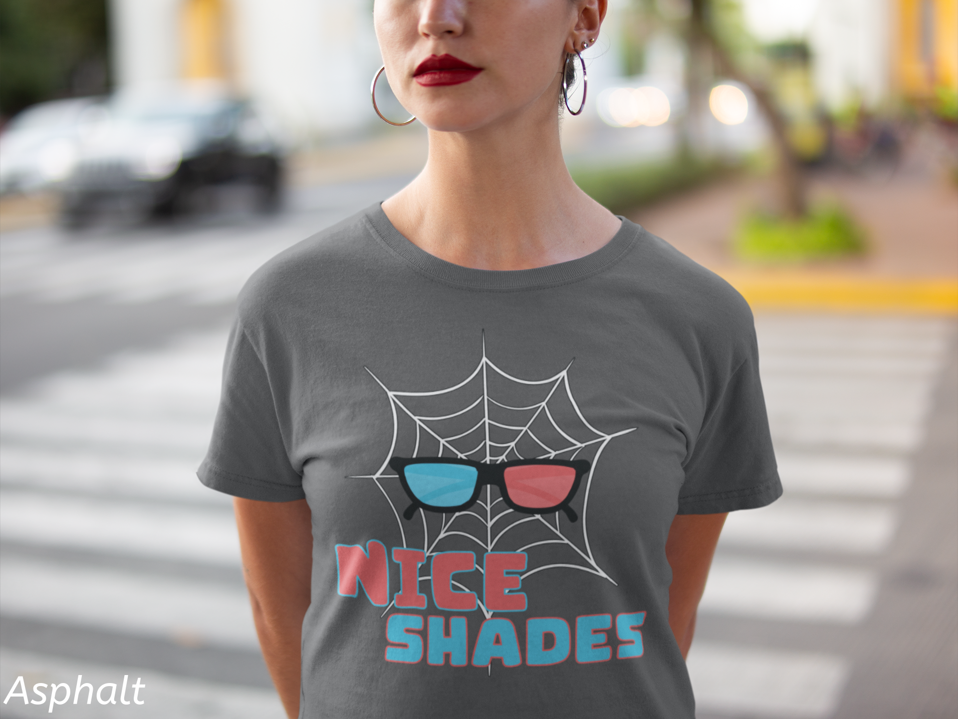 Nice Shades 3D Glasses Shirt- Theme Park Ride Inspired- Comic Web Tee
