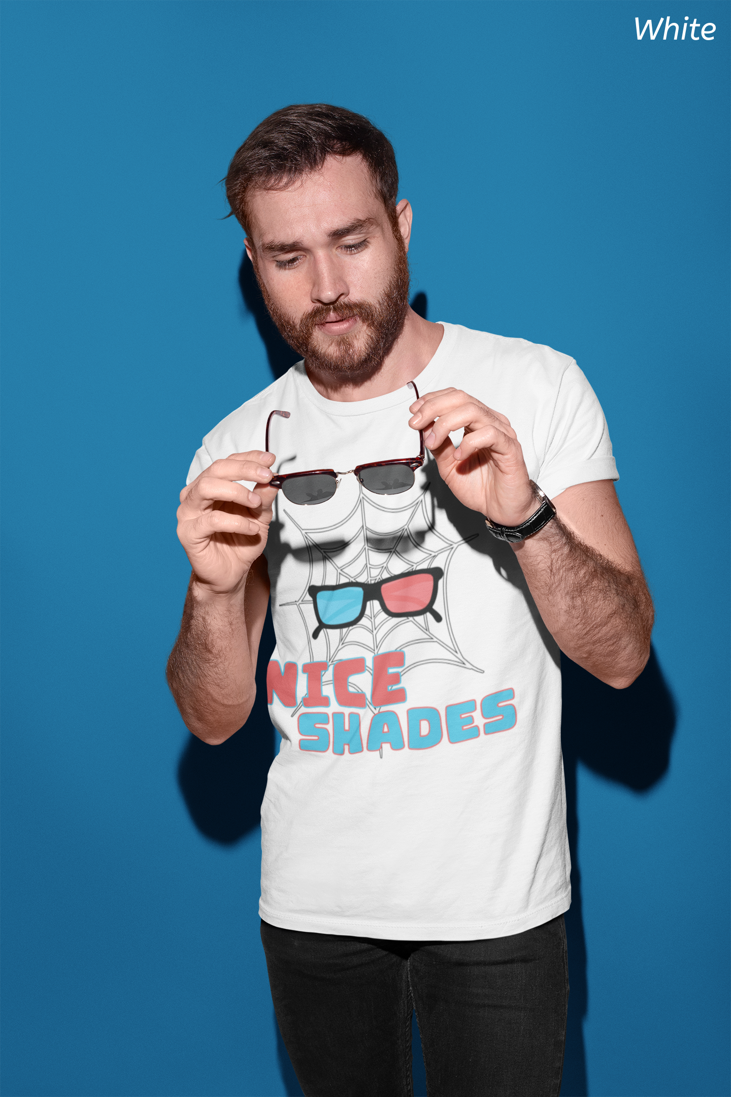 Nice Shades 3D Glasses Shirt- Theme Park Ride Inspired- Comic Web Tee