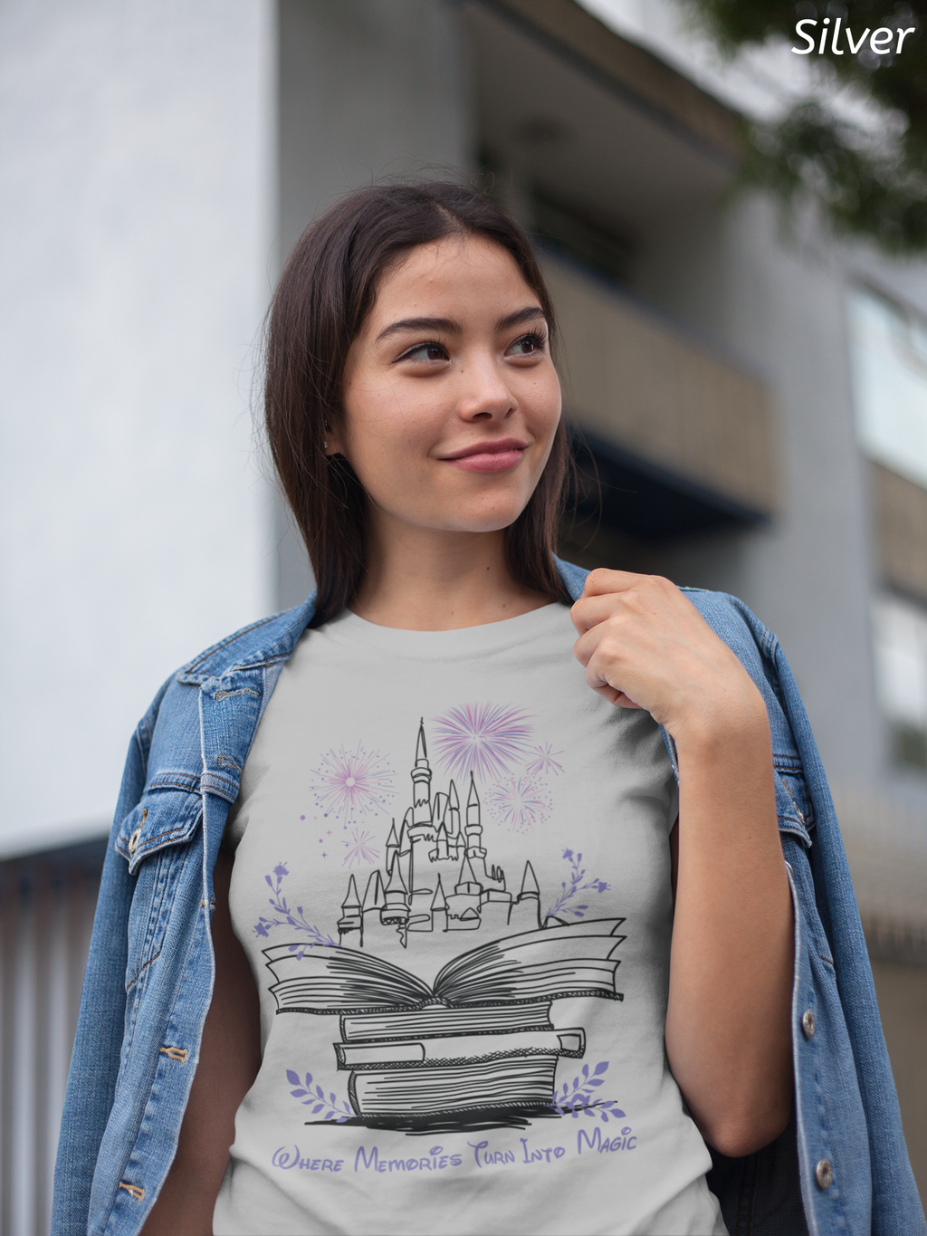 Where Memories Turn Into Magic Tee- Magical Vacation Castle Fireworks Shirt