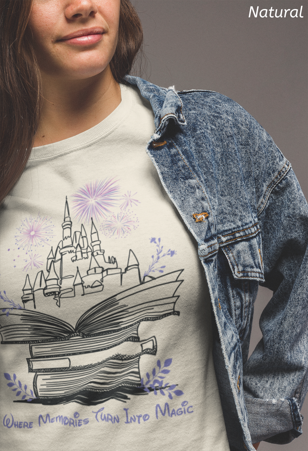 Where Memories Turn Into Magic Tee- Magical Vacation Castle Fireworks Shirt