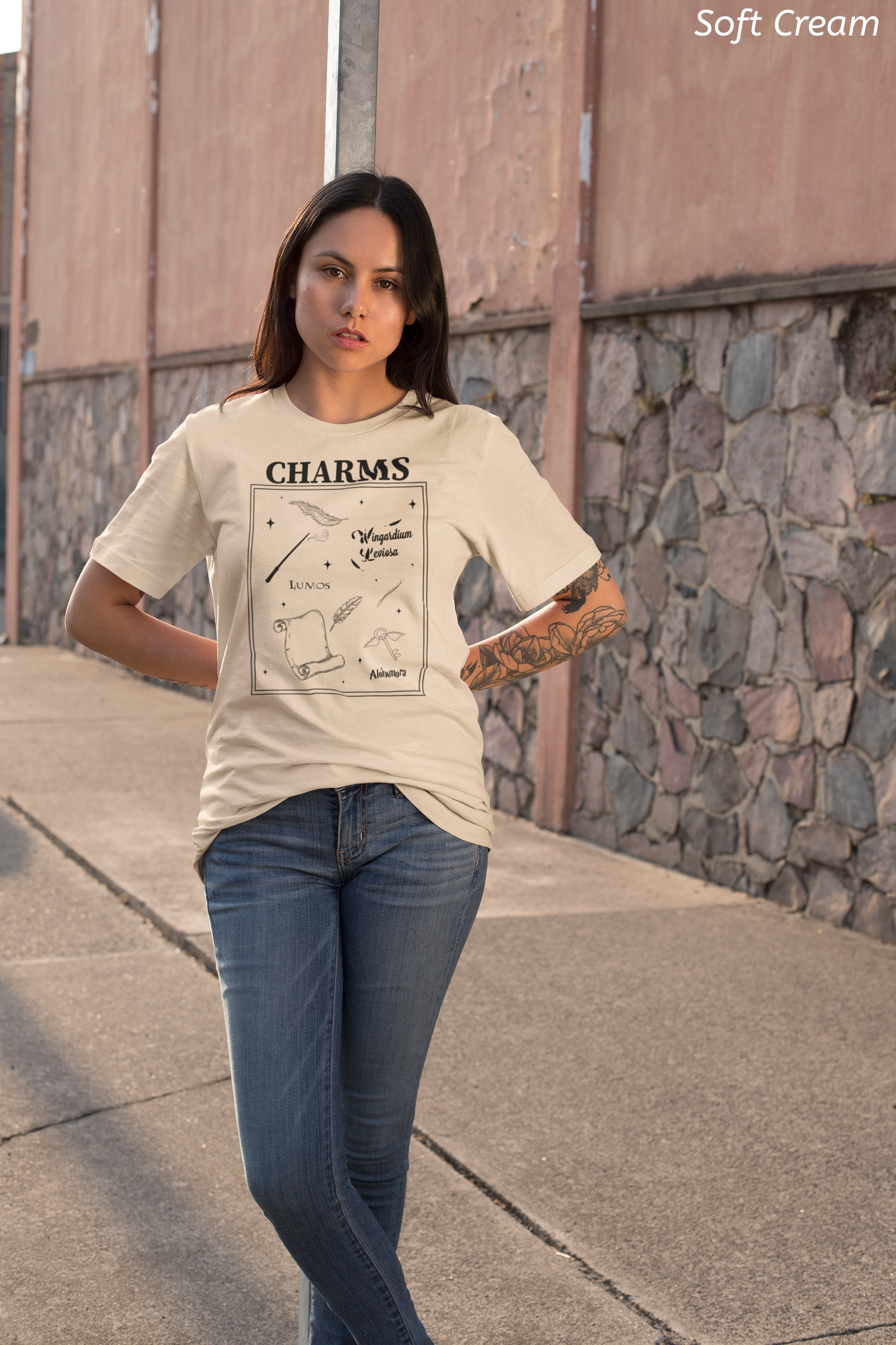 Charms Shirt- Wizard School Spell Tee