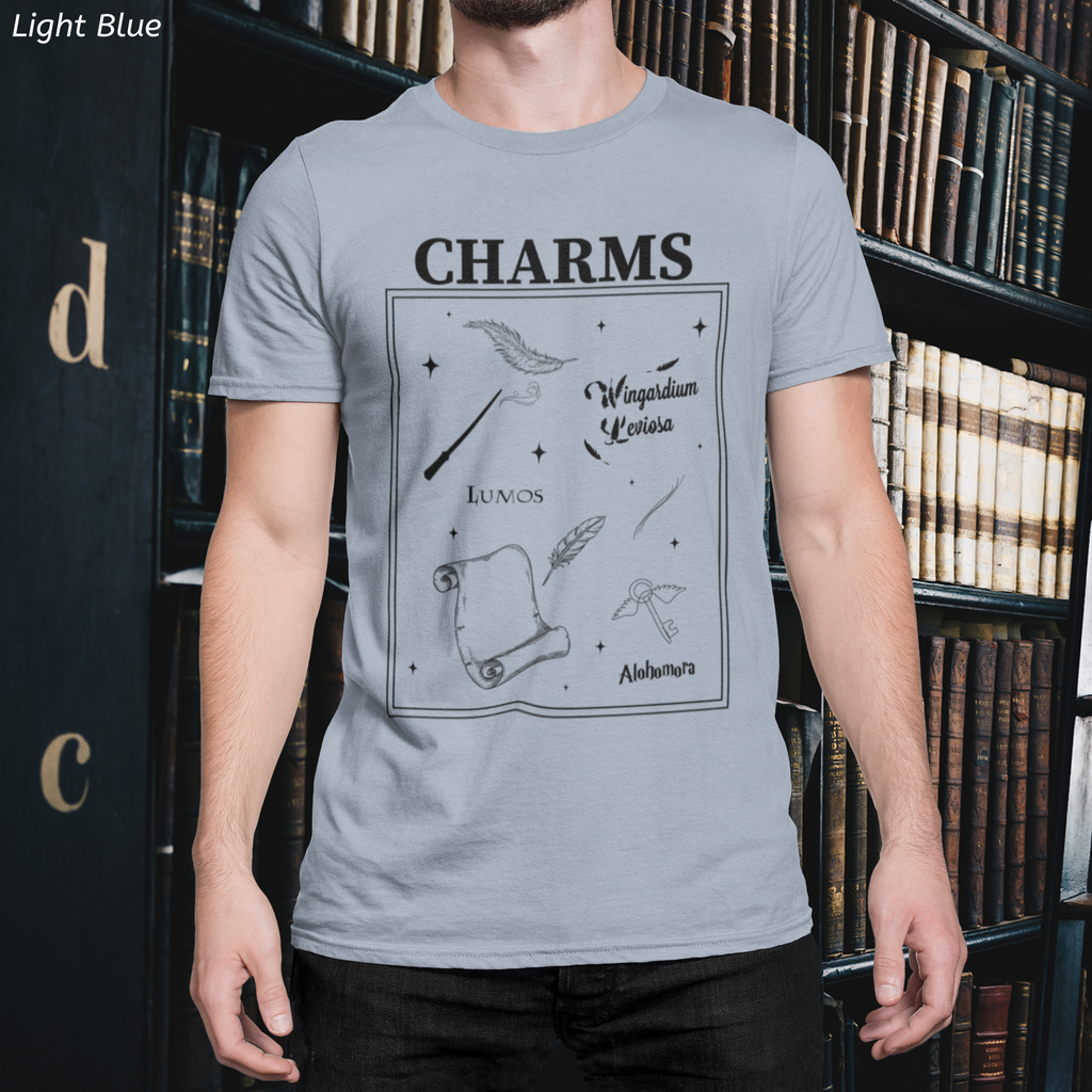 Charms Shirt- Wizard School Spell Tee