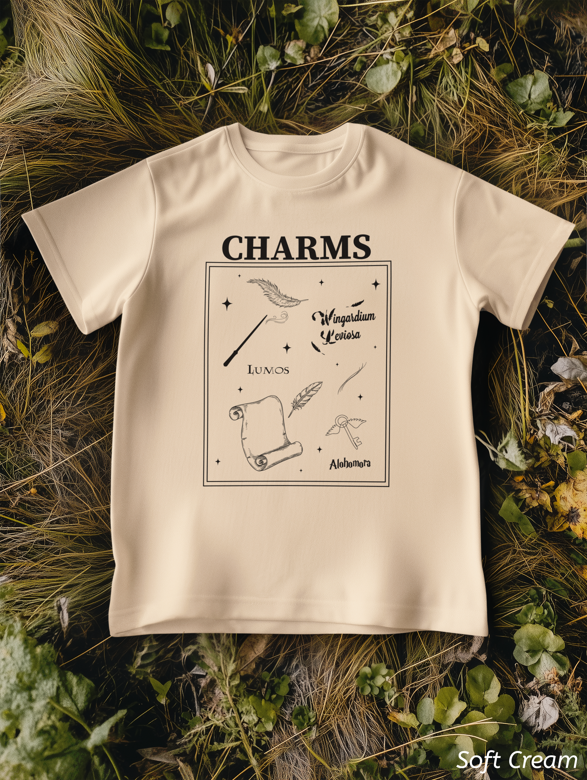 Charms Shirt- Wizard School Spell Tee