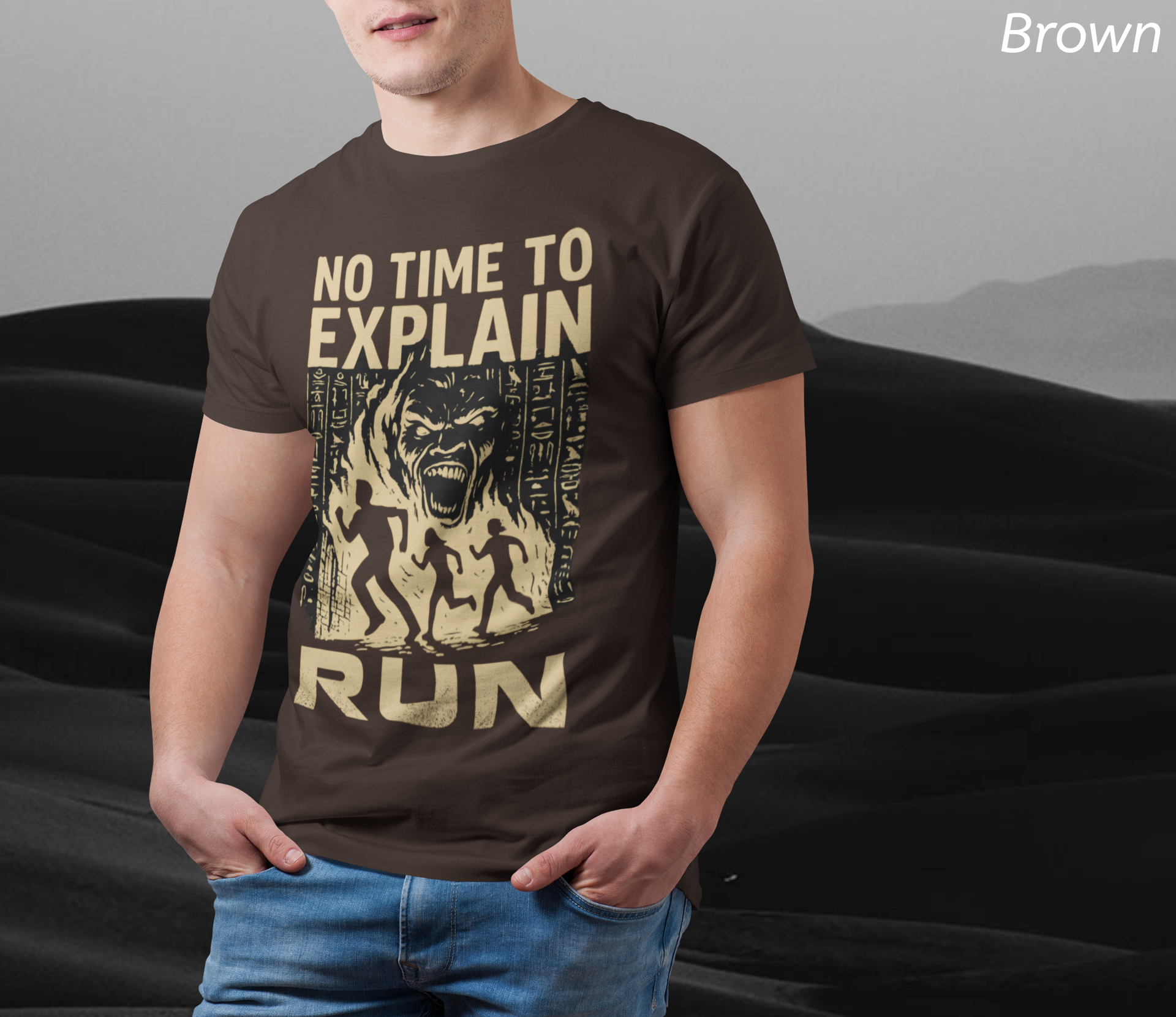 No Time to Explain- RUN Tee, Mummy Movie & Ride Inspired Shirt