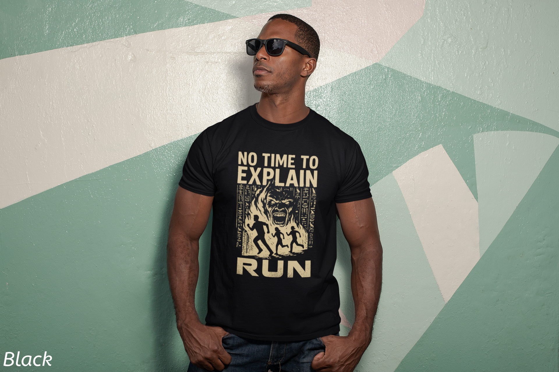 No Time to Explain- RUN Tee, Mummy Movie & Ride Inspired Shirt