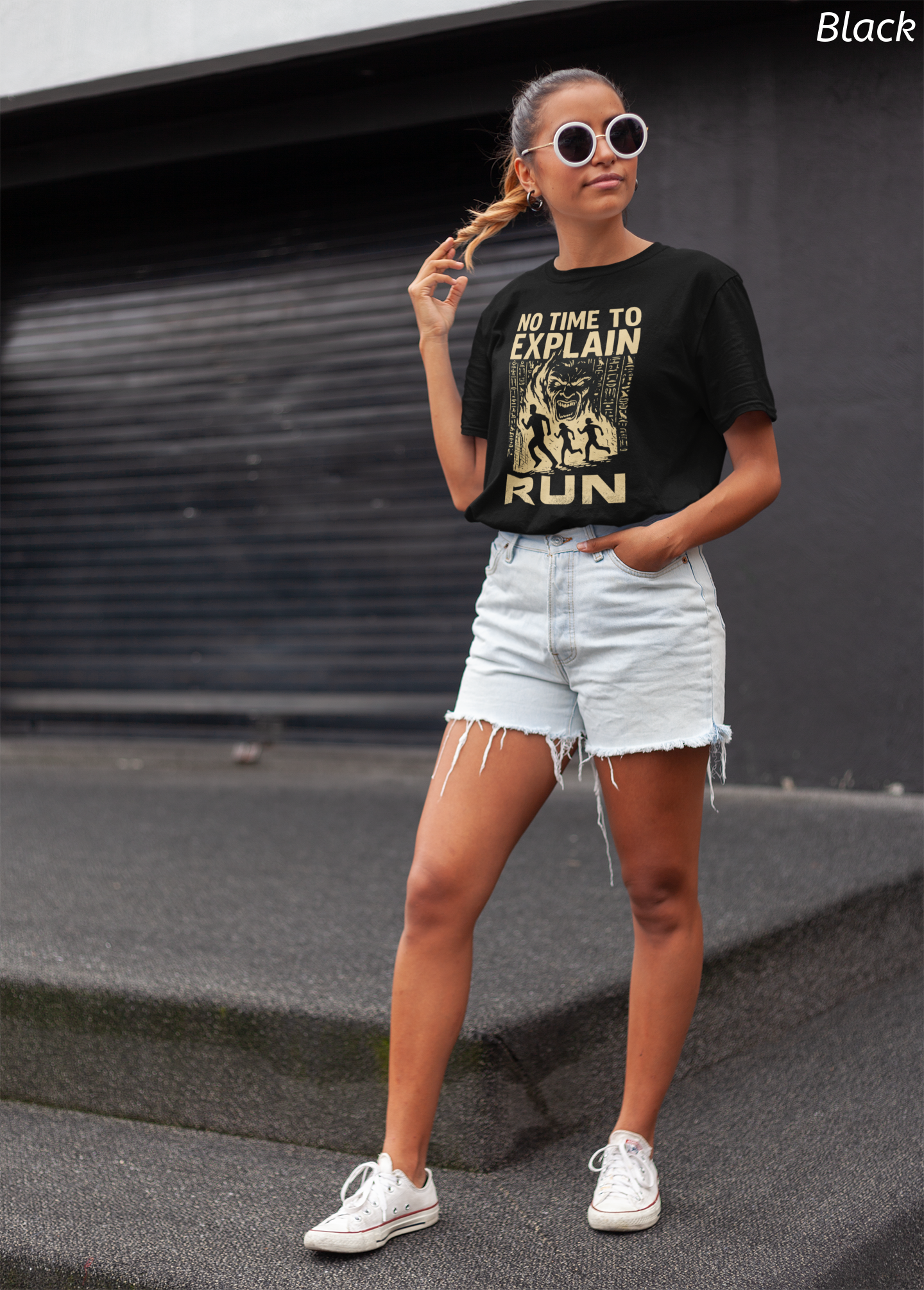 No Time to Explain- RUN Tee, Mummy Movie & Ride Inspired Shirt