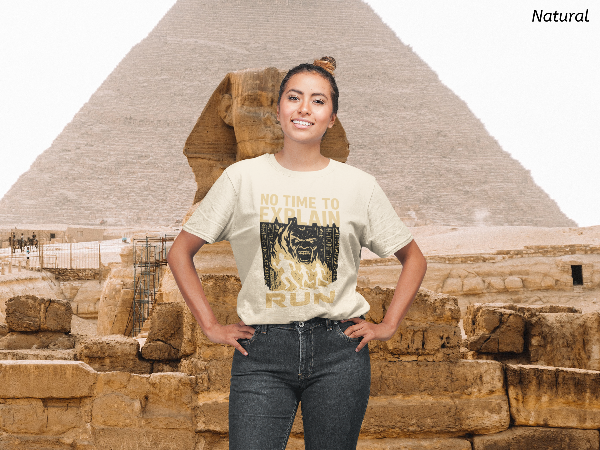 No Time to Explain- RUN Tee, Mummy Movie & Ride Inspired Shirt