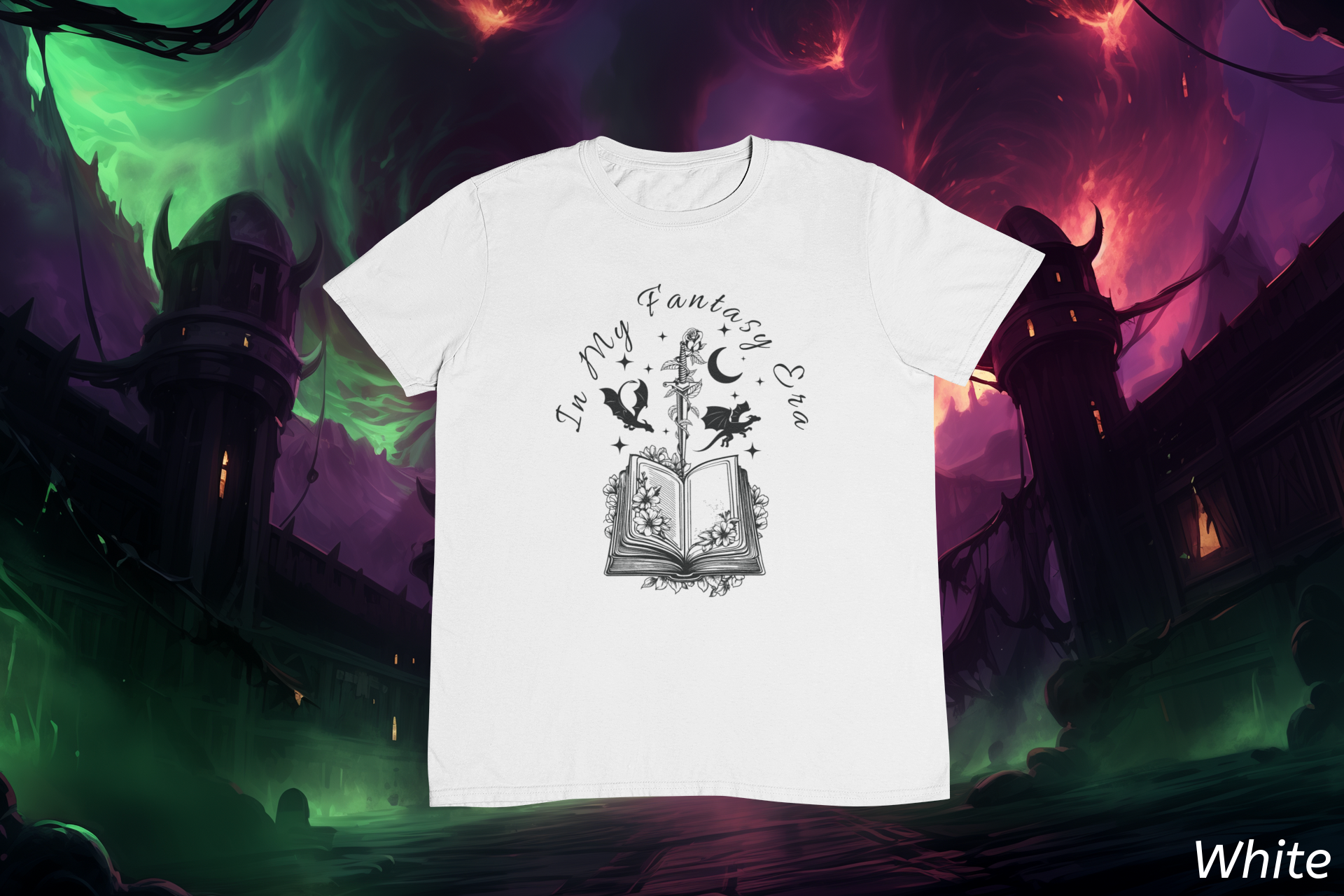 In My Fantasy Era Tee — Romantasy Book Lover Shirt for Fantasy Readers