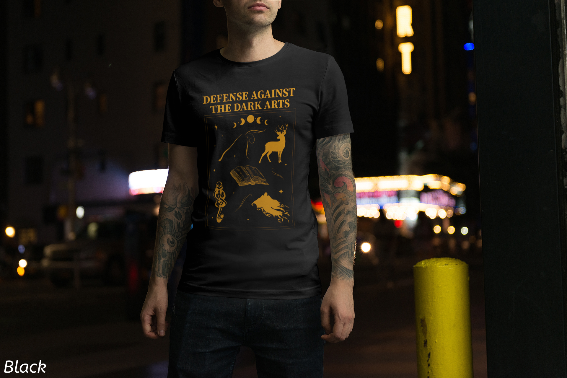 Defense Against the Dark Arts Shirt- Wizard School Class Tee, Dark Academia Magic