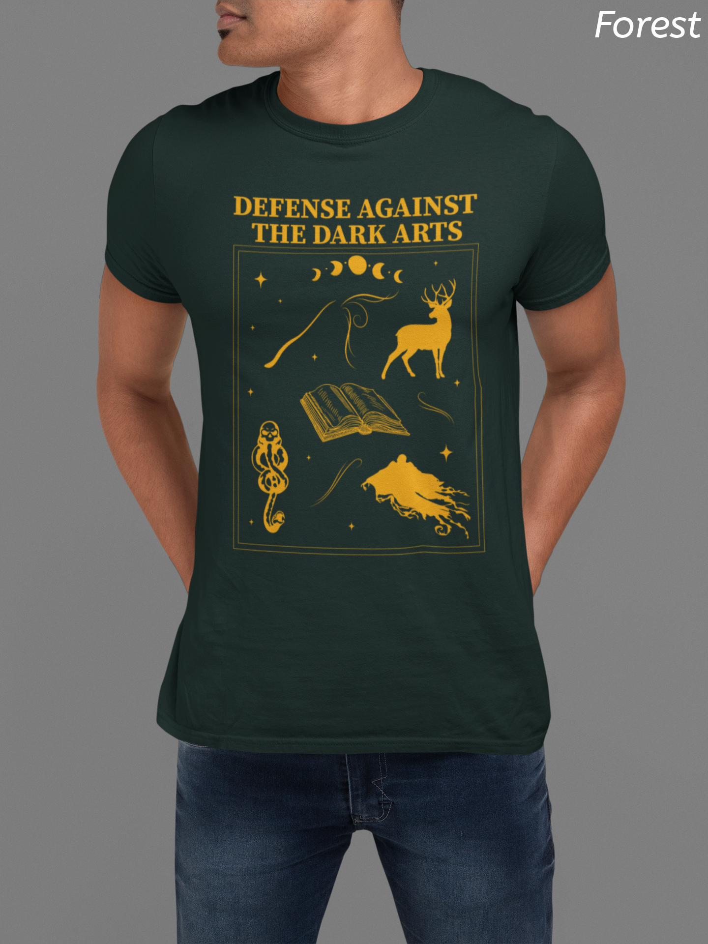 Defense Against the Dark Arts Shirt- Wizard School Class Tee, Dark Academia Magic