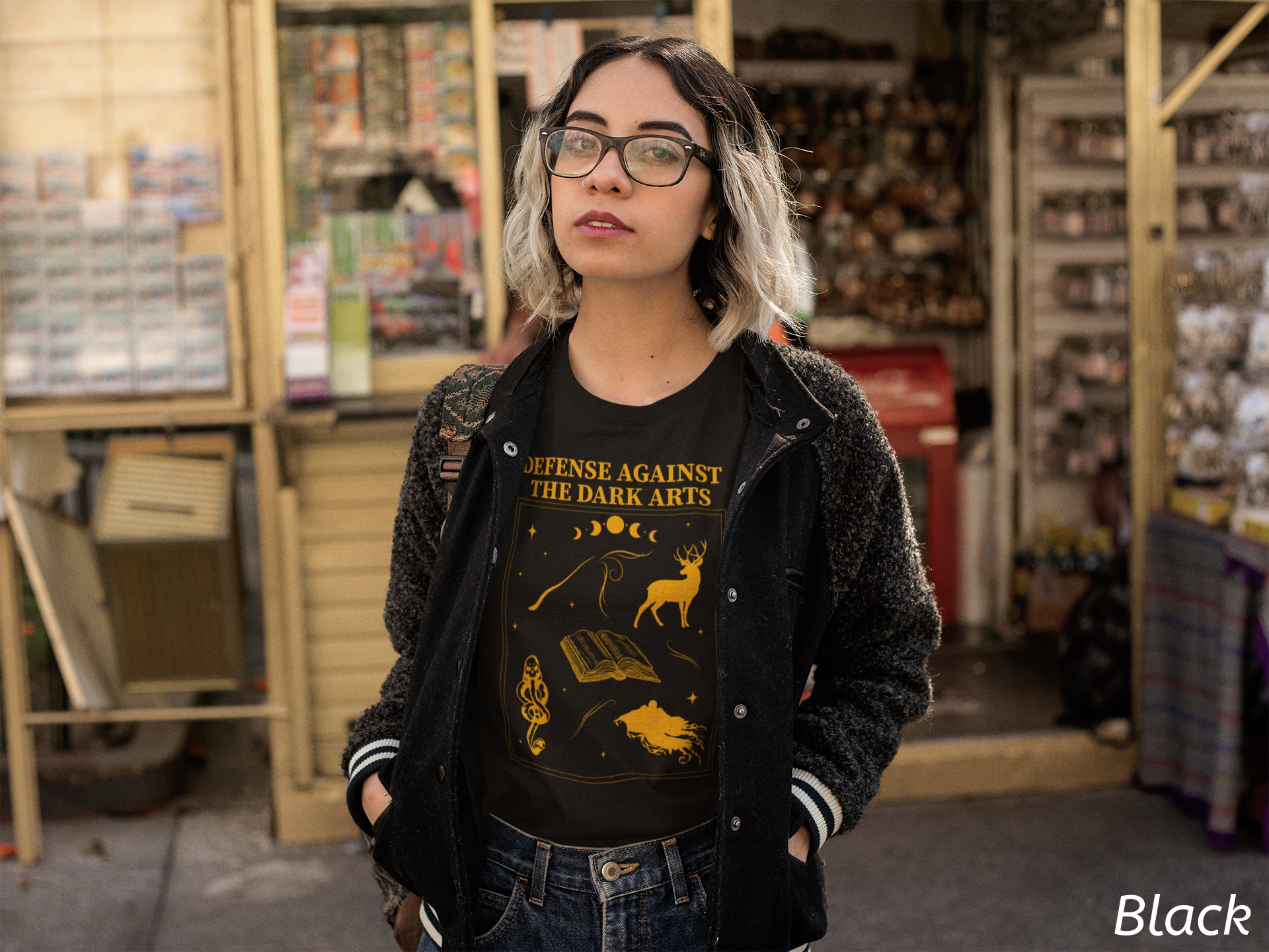 Defense Against the Dark Arts Shirt- Wizard School Class Tee, Dark Academia Magic