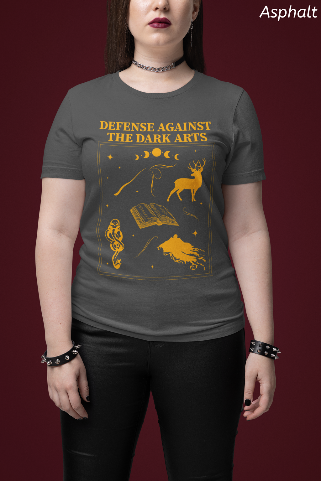 Defense Against the Dark Arts Shirt- Wizard School Class Tee, Dark Academia Magic