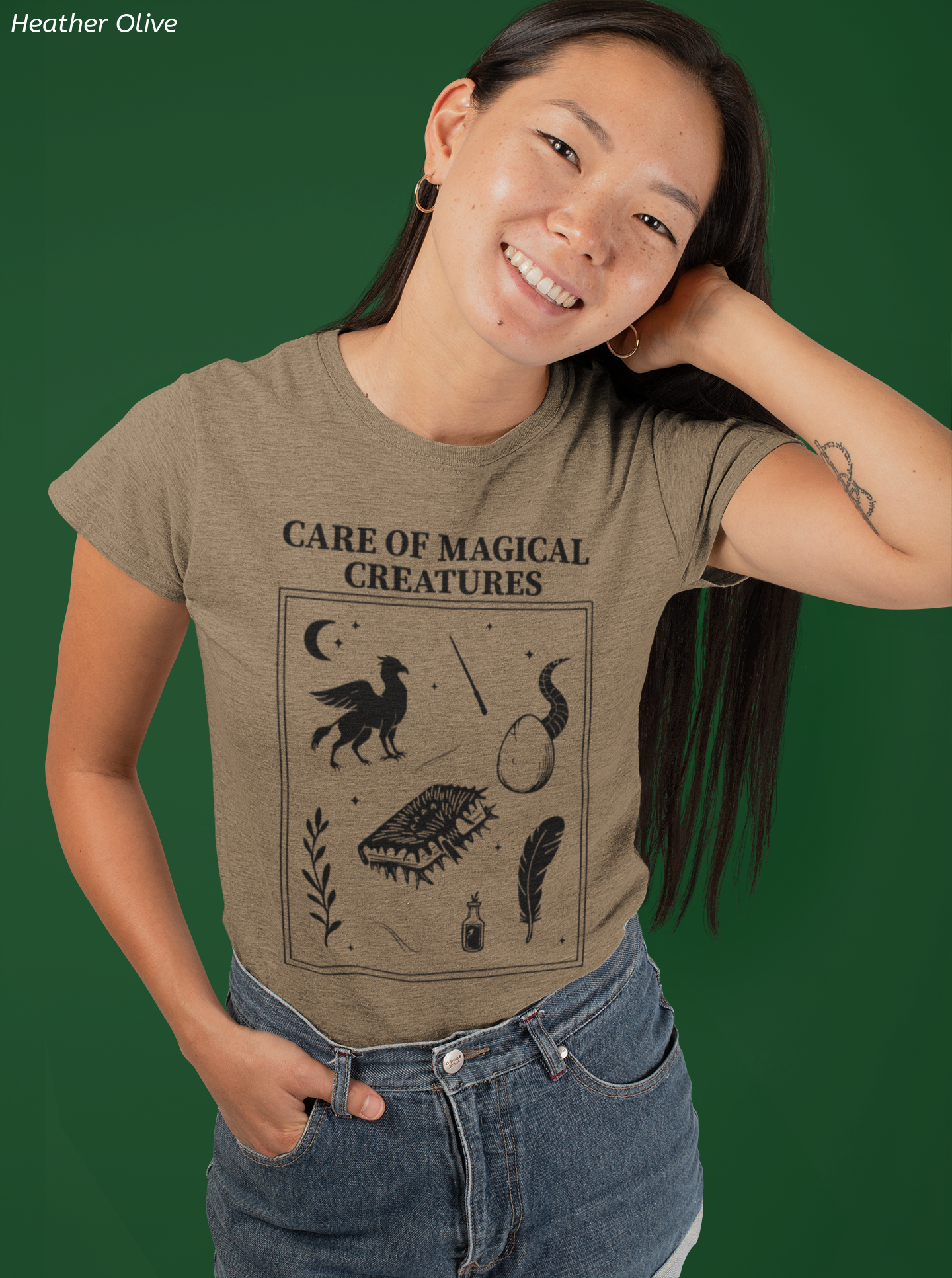 Care of Magical Creatures Class Shirt- Wizard School Creature Tee